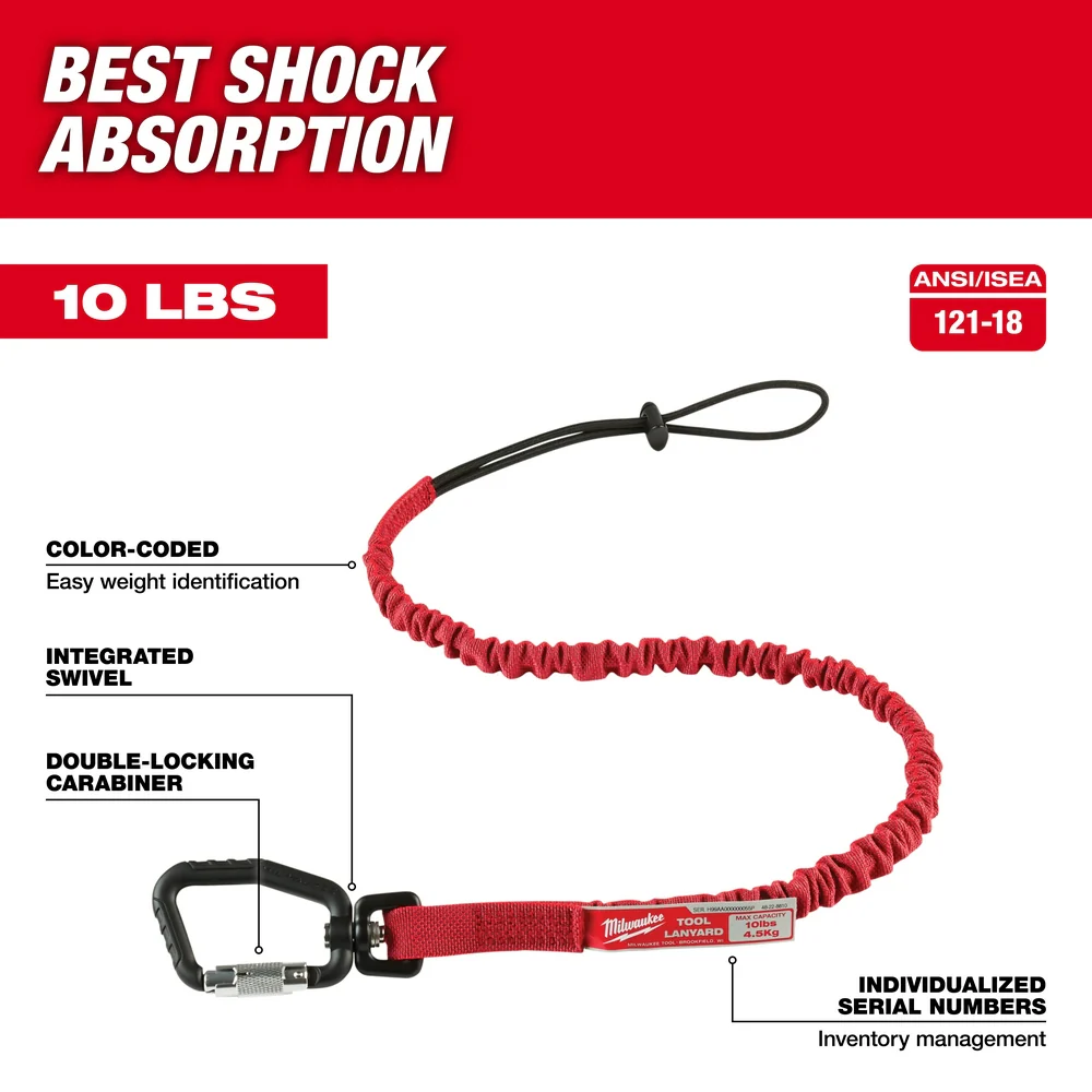 Milwaukee 10 Lb. Locking Tool Lanyard - Image 2