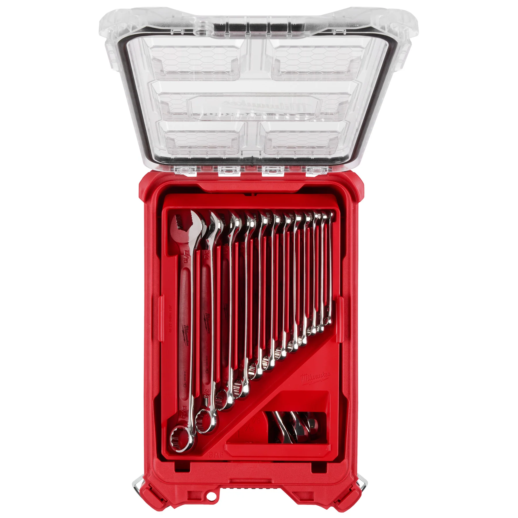 Milwaukee 15 pc. SAE Combination Wrench Set w/ PACKOUT™ Compact Organizer - Image 2