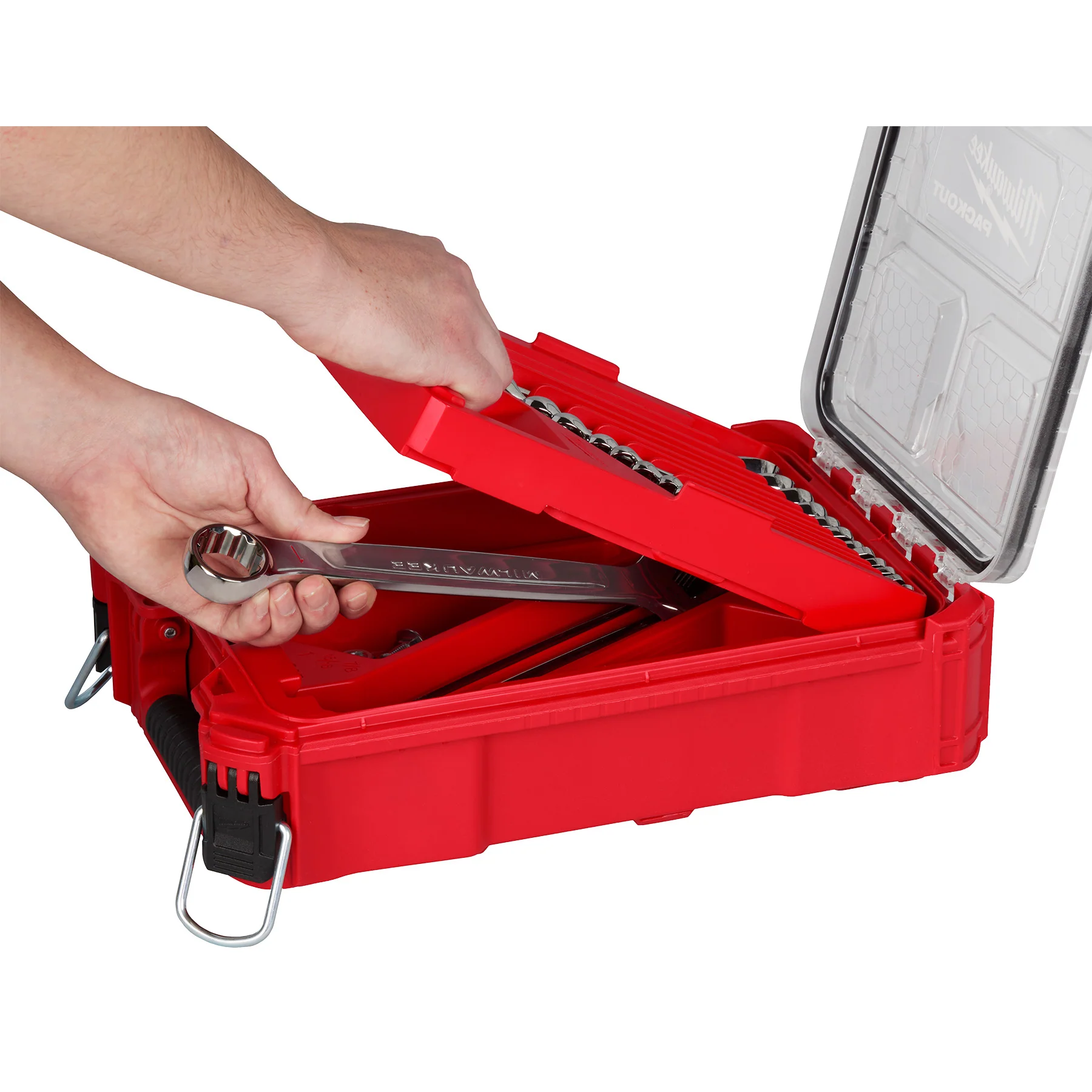 Milwaukee 15 pc. SAE Combination Wrench Set w/ PACKOUT™ Compact Organizer - Image 4