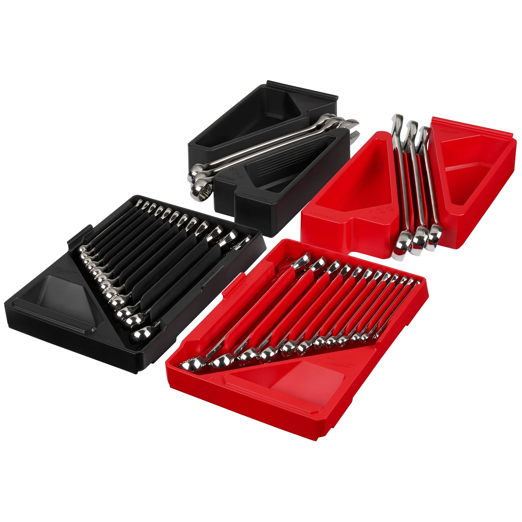 Milwaukee 30 pc. Metric & SAE Combination Wrench Set w/ PACKOUT Organizer - Image 3
