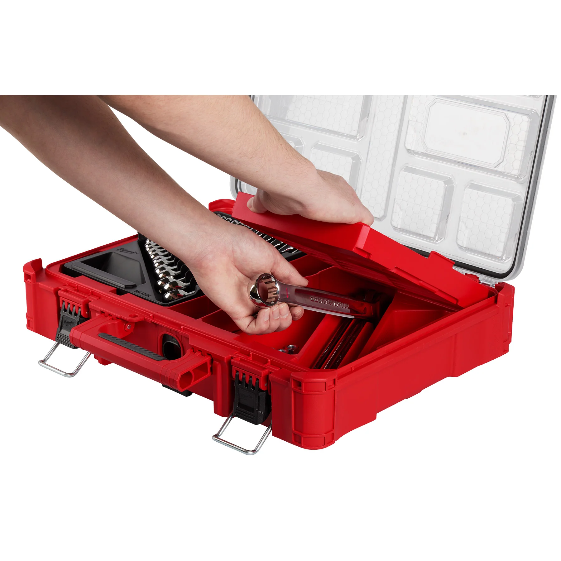 Milwaukee 30 pc. Metric & SAE Combination Wrench Set w/ PACKOUT Organizer - Image 7