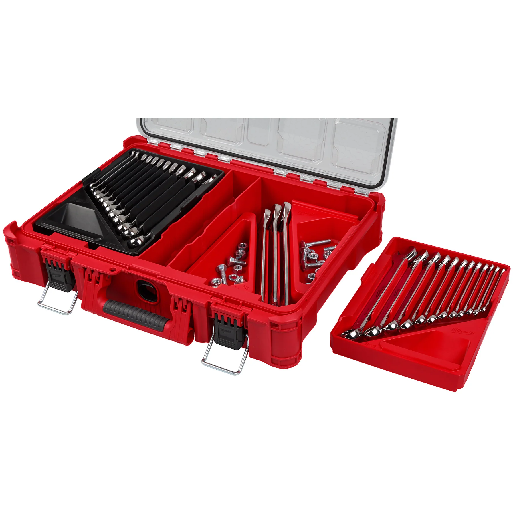 Milwaukee 30 pc. Metric & SAE Combination Wrench Set w/ PACKOUT Organizer - Image 8