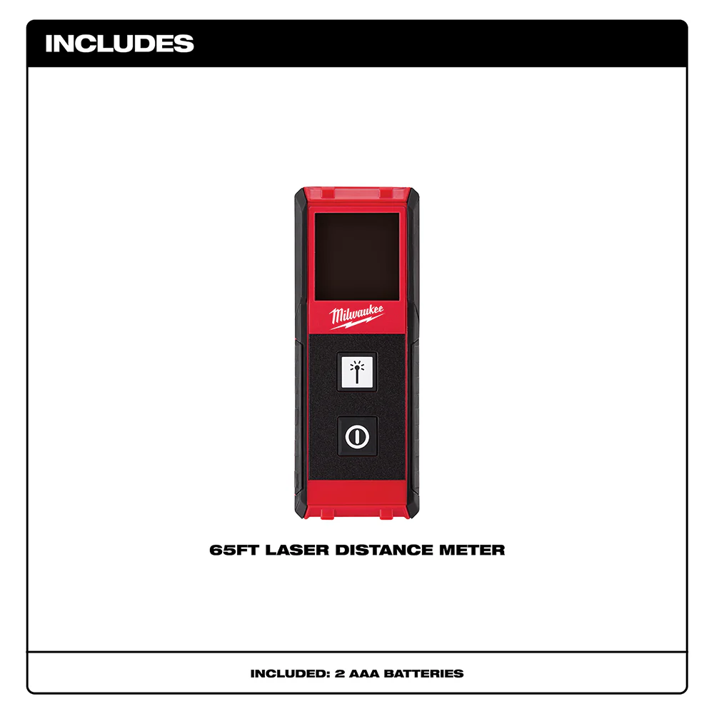 Milwaukee 65ft Laser Distance Meter - Image 4