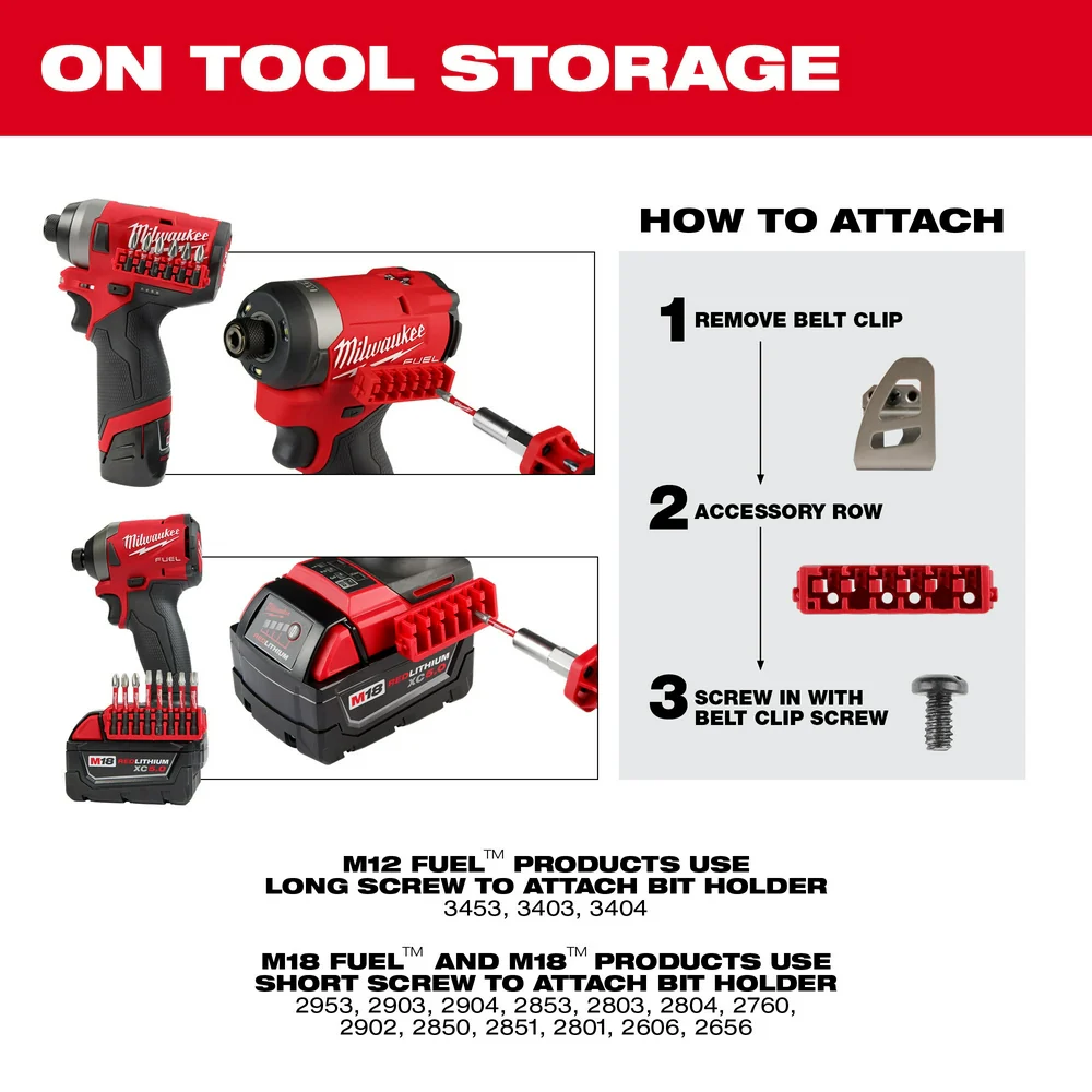 Milwaukee SHOCKWAVE Impact Duty Driver Bit Set - 13 pc. - Image 8