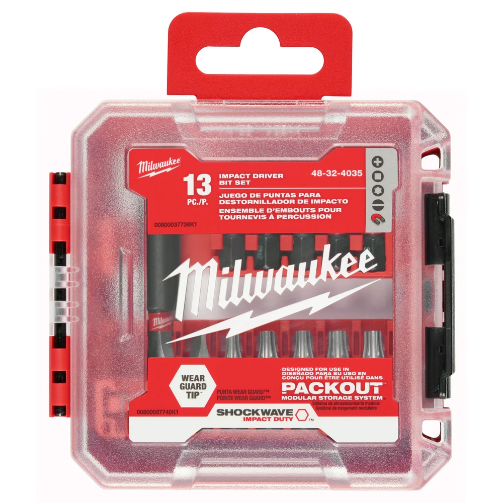 Milwaukee SHOCKWAVE Impact Duty Driver Bit Set - 13 pc. - Image 9