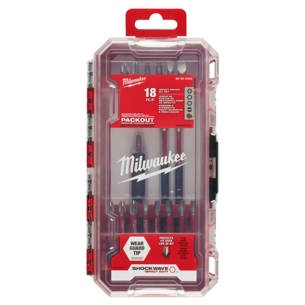 Milwaukee SHOCKWAVE 18-Piece Impact Duty Driver Bit Set - Image 12