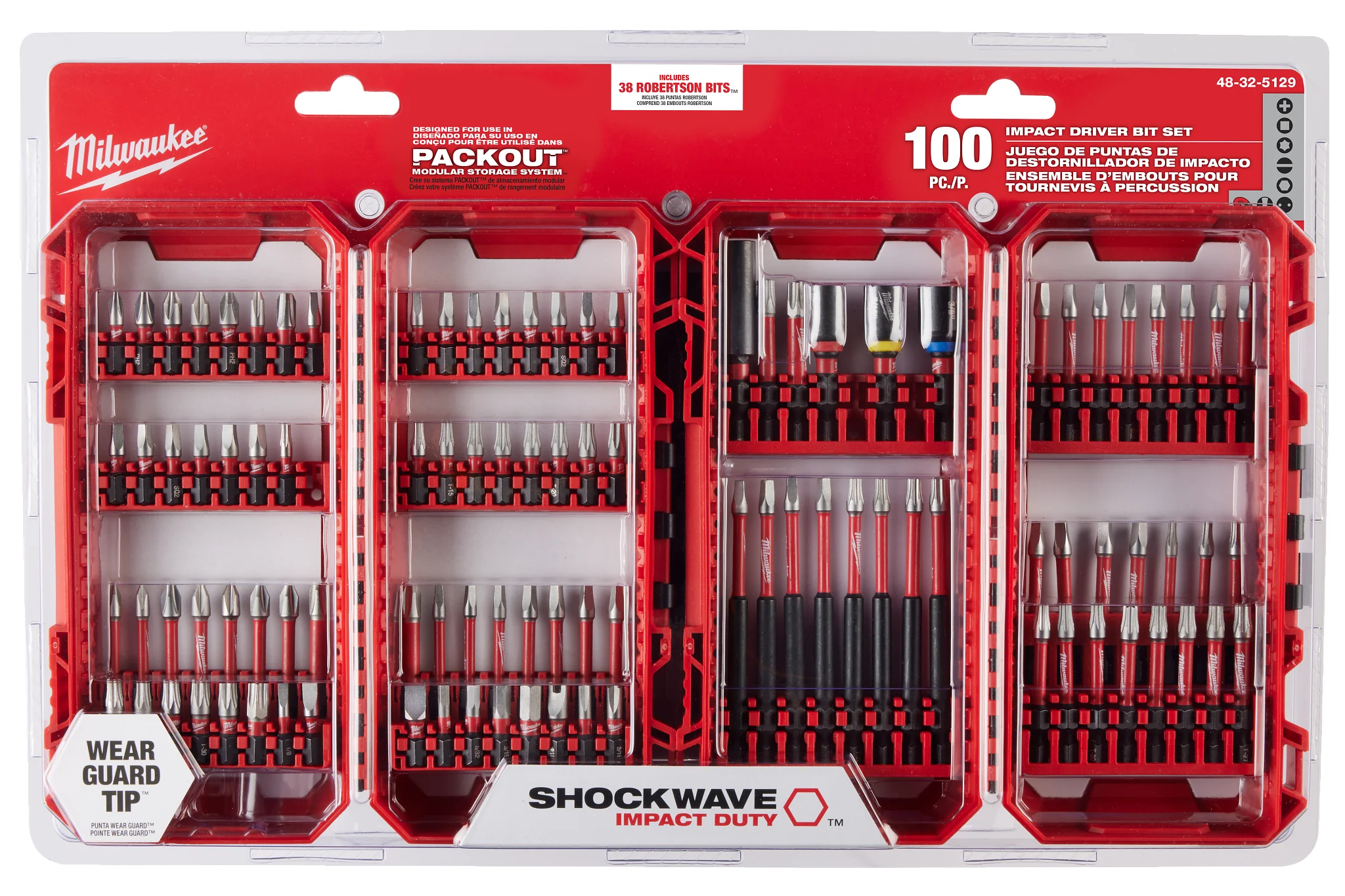 Milwaukee Shockwave 100 pc. Impact Driver Bit Set - Image 2