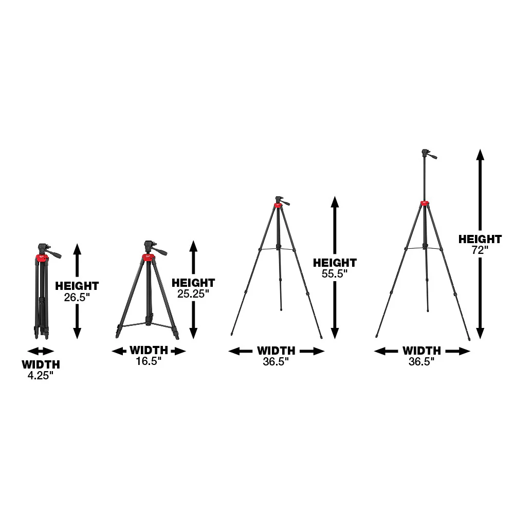 Milwaukee 72" Laser Tripod - Image 3