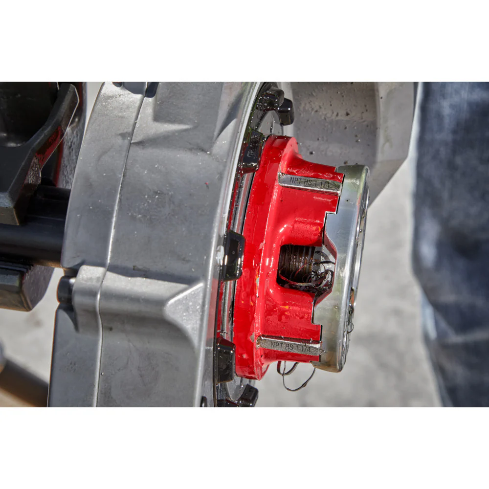 Milwaukee 1/2"-2" HIGH SPEED NPT Portable Pipe Threading Forged Aluminum Die Head Kit - Image 12