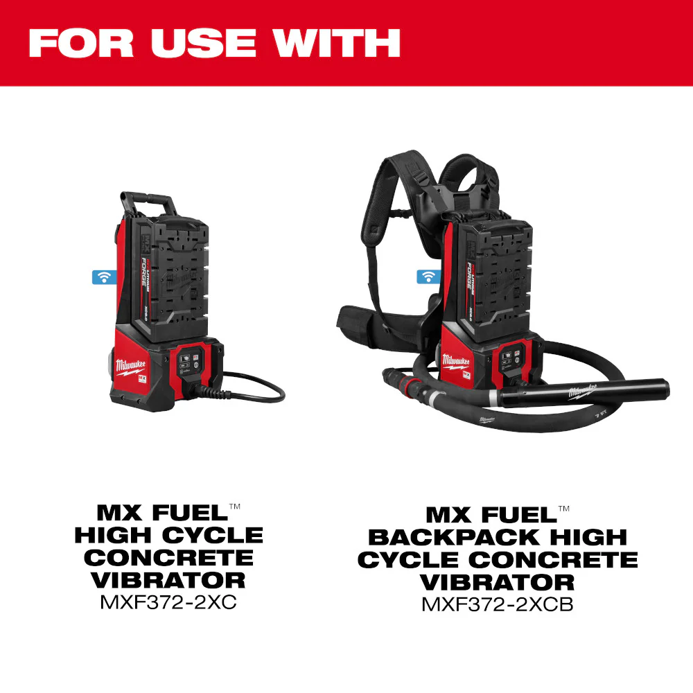 Milwaukee MX FUEL™ High Cycle Concrete Vibrator 7' Whip w/ 2.25" Head - Image 4