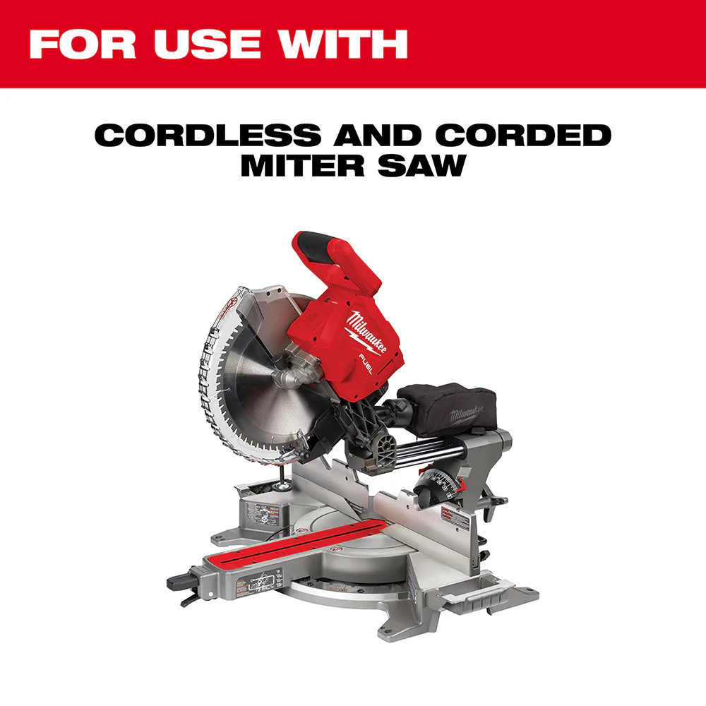 Milwaukee 12" x 60T Combination Circular Saw Blade - Image 3