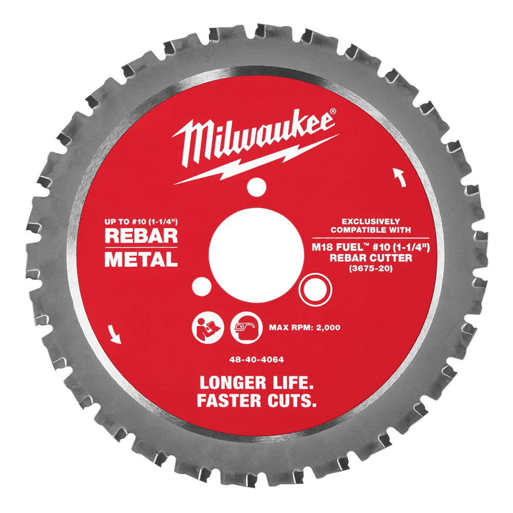Milwaukee 1-1/4" Rebar Cutting Blade