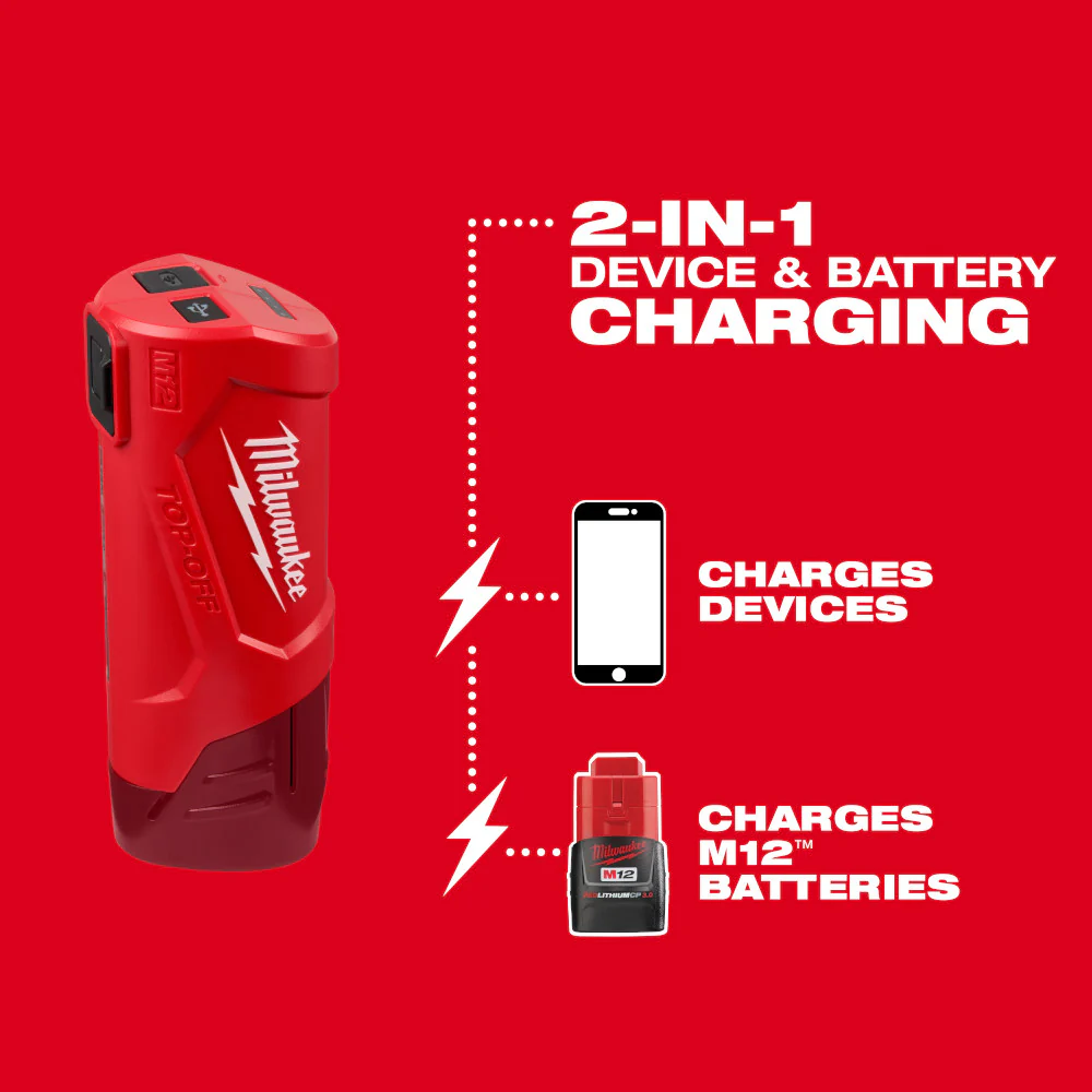 Milwaukee M12™ TOP-OFF™ Power Supply and Charger - Image 4