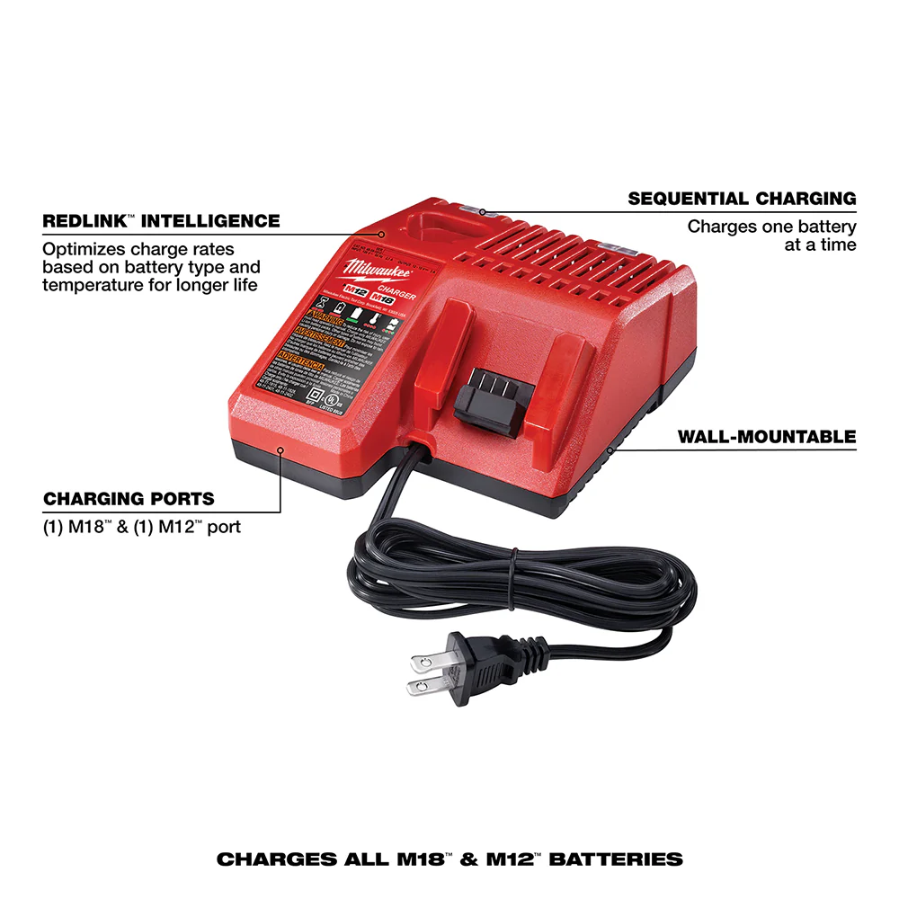 Milwaukee M18™ REDLITHIUM™ XC 5.0Ah Battery and Charger Starter Kit - Image 7