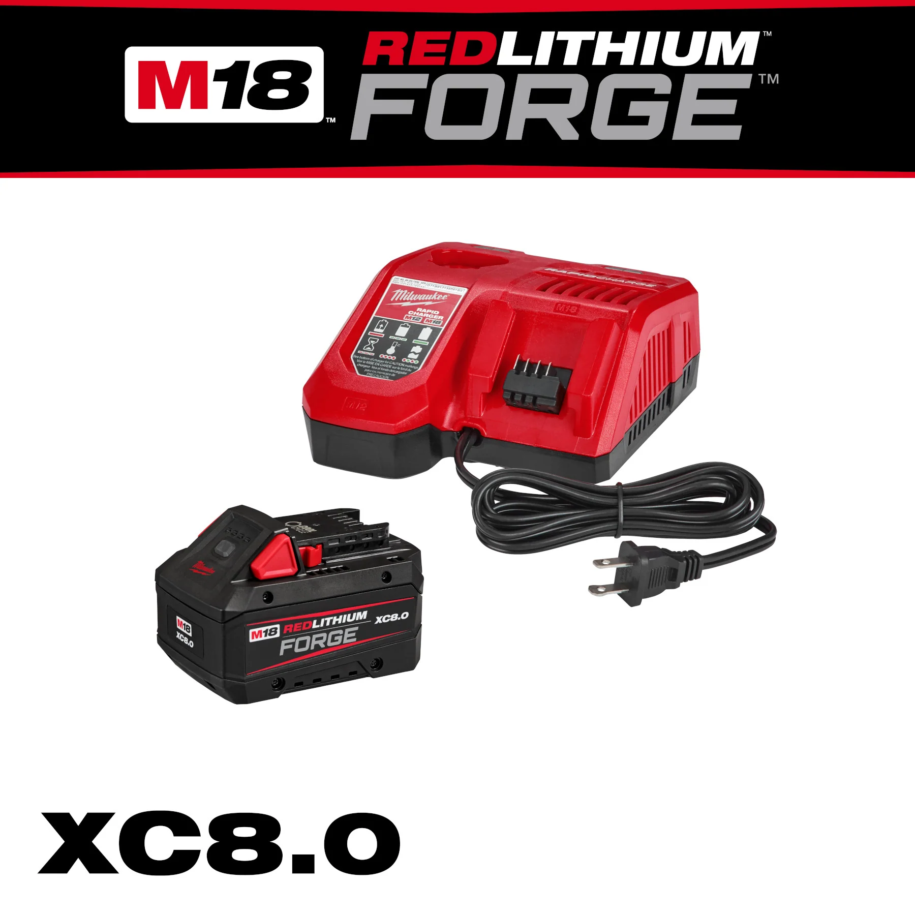 Milwaukee M18™ REDLITHIUM™ FORGE™ XC8.0 Starter Kit - Image 2