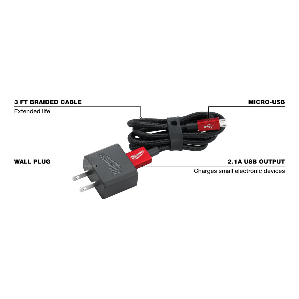 Milwaukee REDLITHIUM USB Charger & Portable Power Source Kit - Image 6