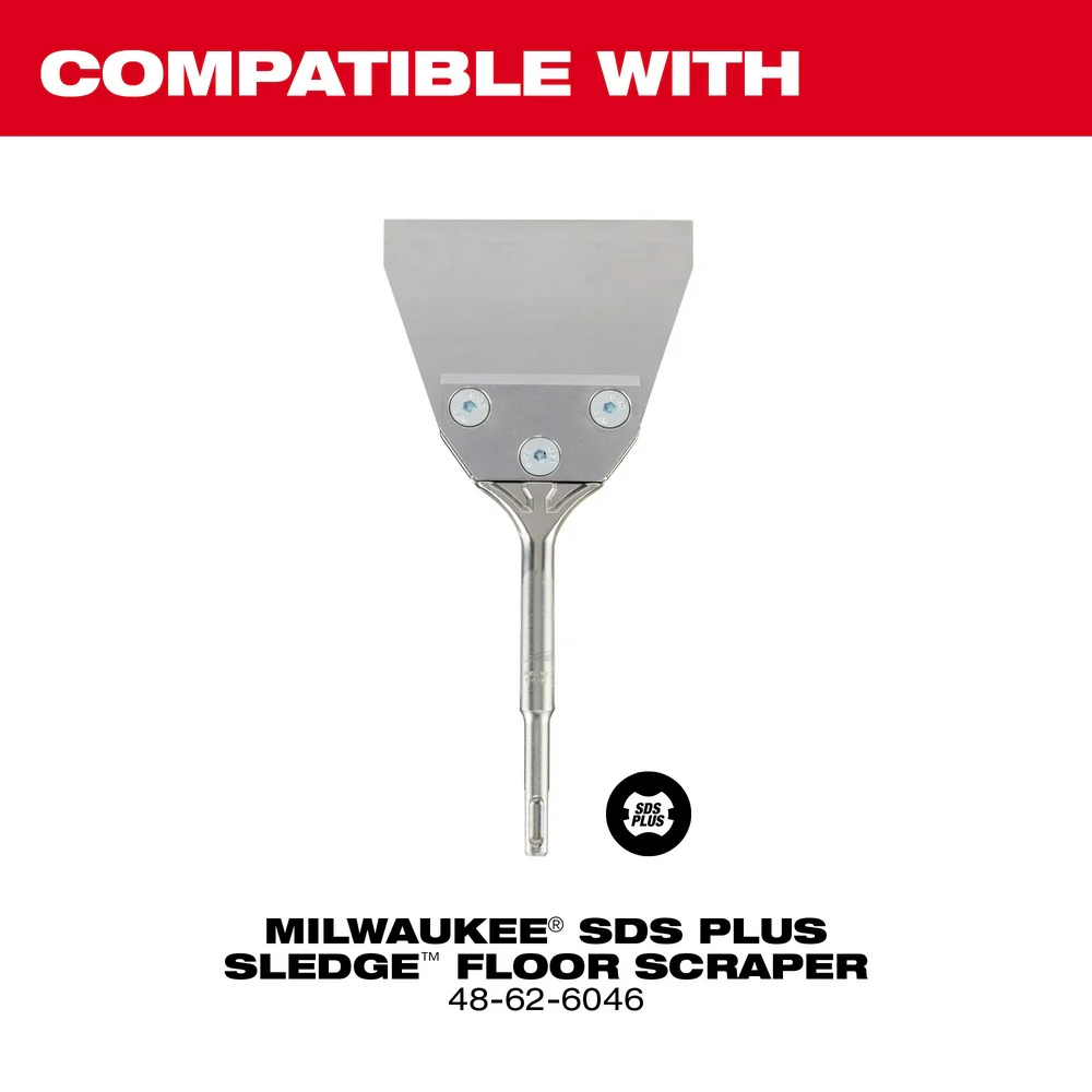 Milwaukee SDS Plus Floor Scraper Replacement Kit - Image 3