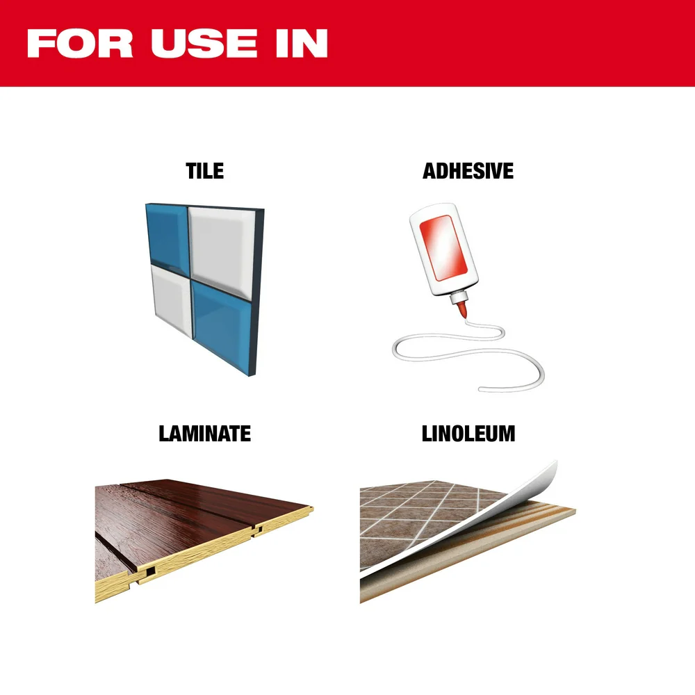 Milwaukee SDS Plus SLEDGE™ Floor Scraper - 5" x 10" - Image 2