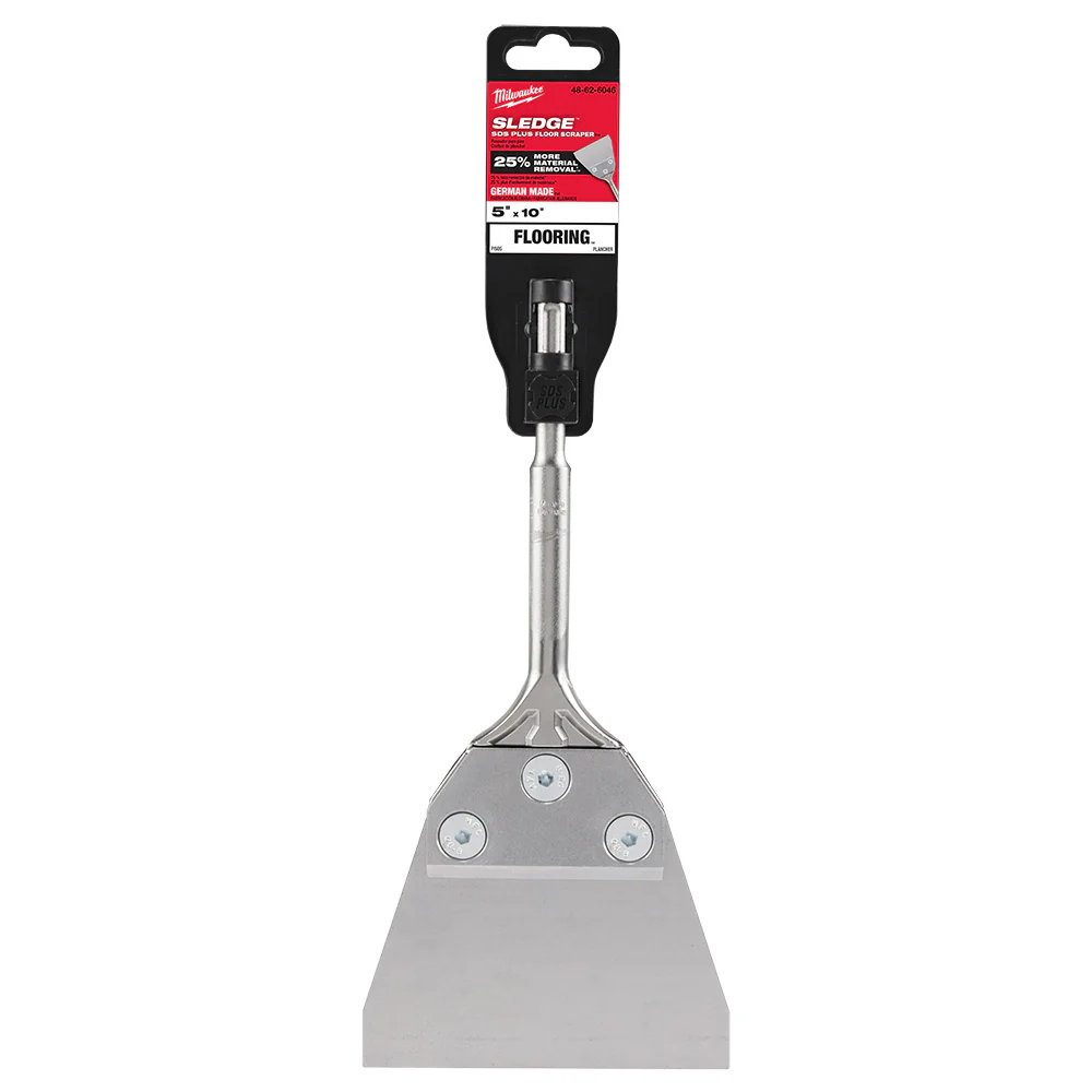 Milwaukee SDS Plus SLEDGE™ Floor Scraper - 5" x 10" - Image 8