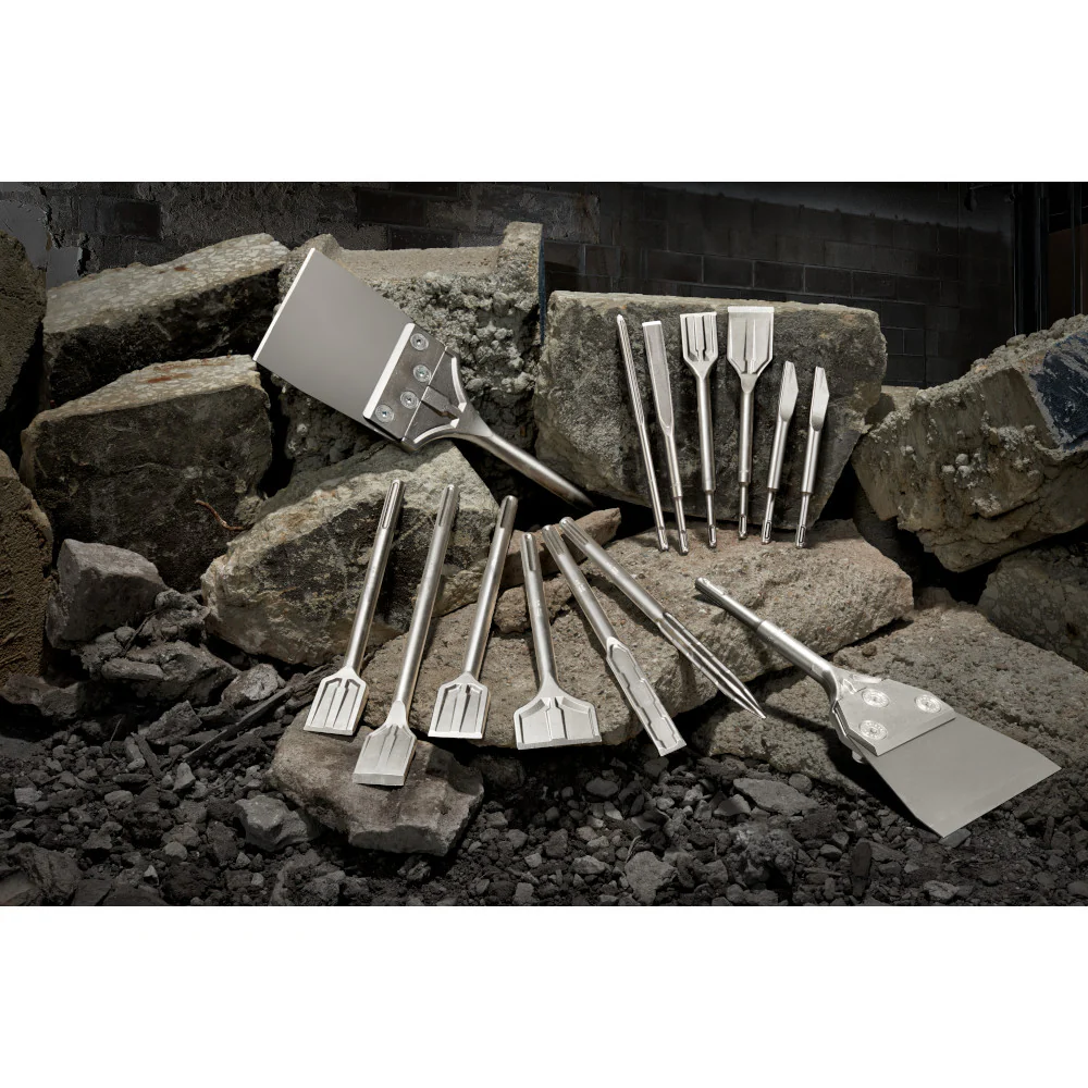 Milwaukee SDS Plus SLEDGE™ Floor Scraper - 5" x 10" - Image 9