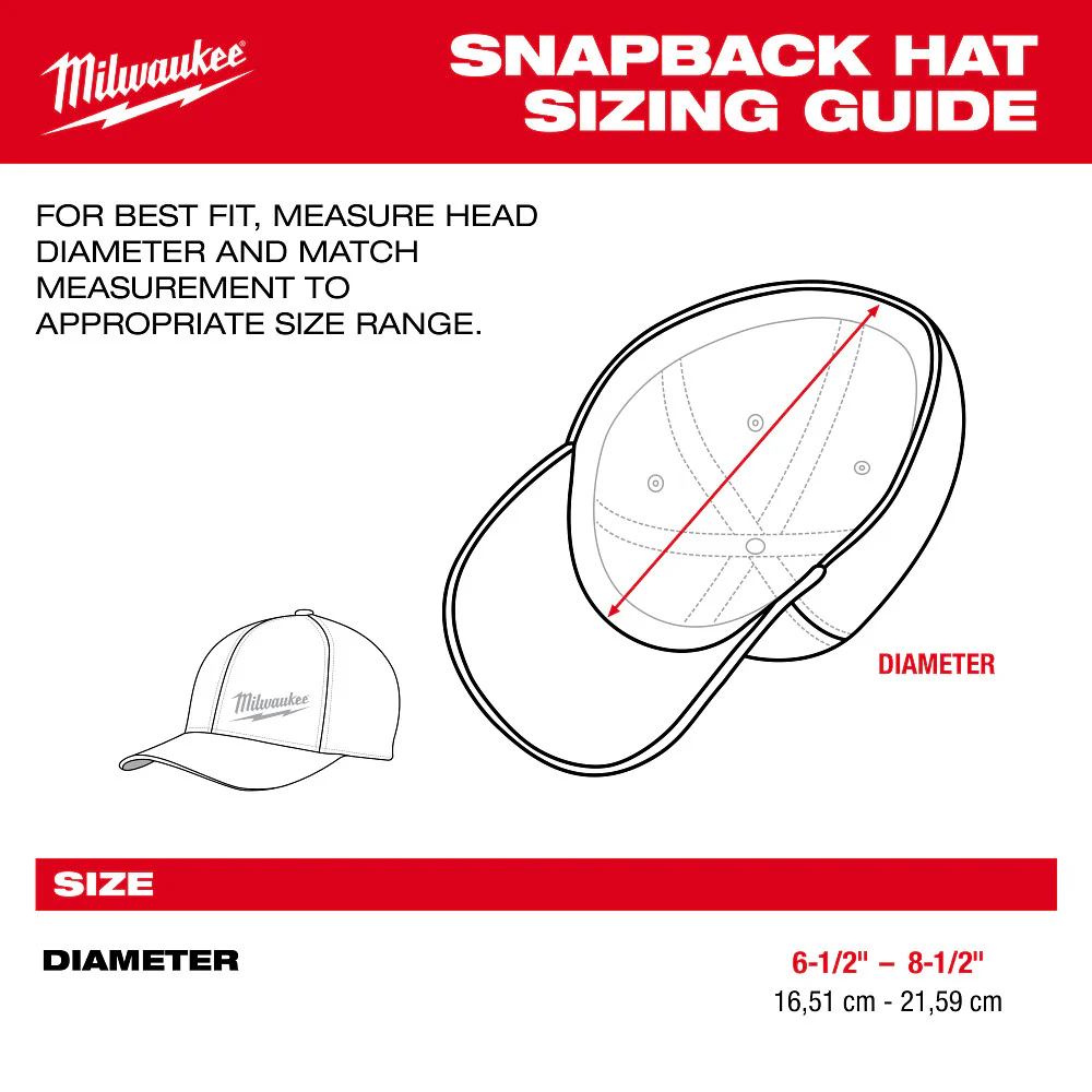 Milwaukee Snapback Bump Cap - Image 11