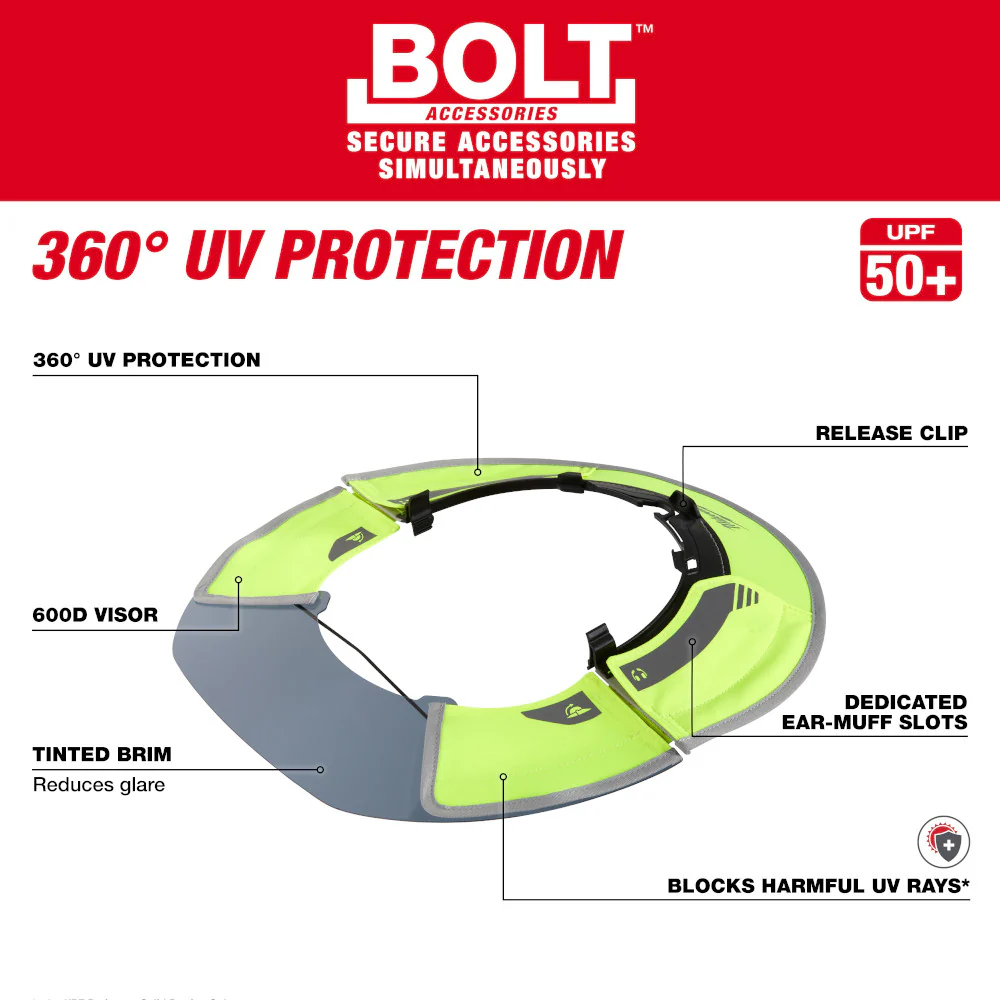 Milwaukee BOLT™ Sun Visor - Image 4