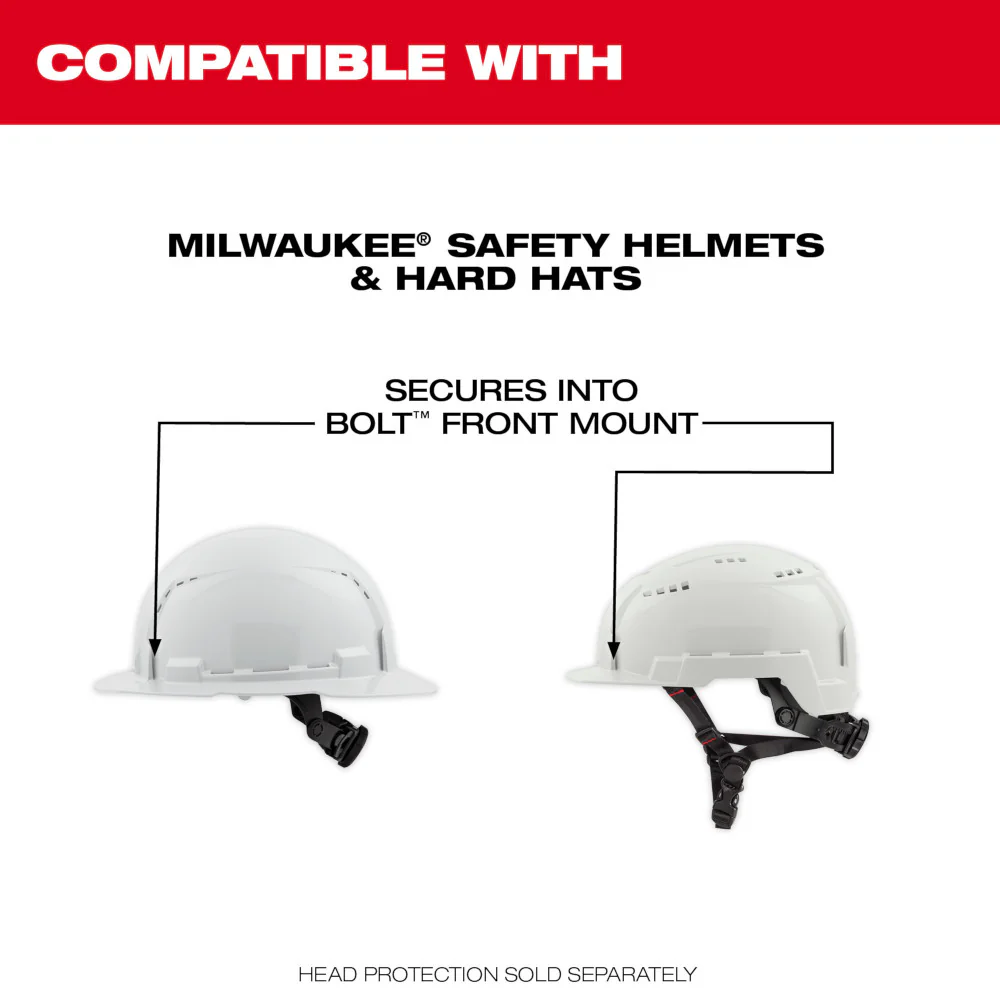 Milwaukee BOLT Mirrored Dual Coat Lens Eye Visor - Image 3