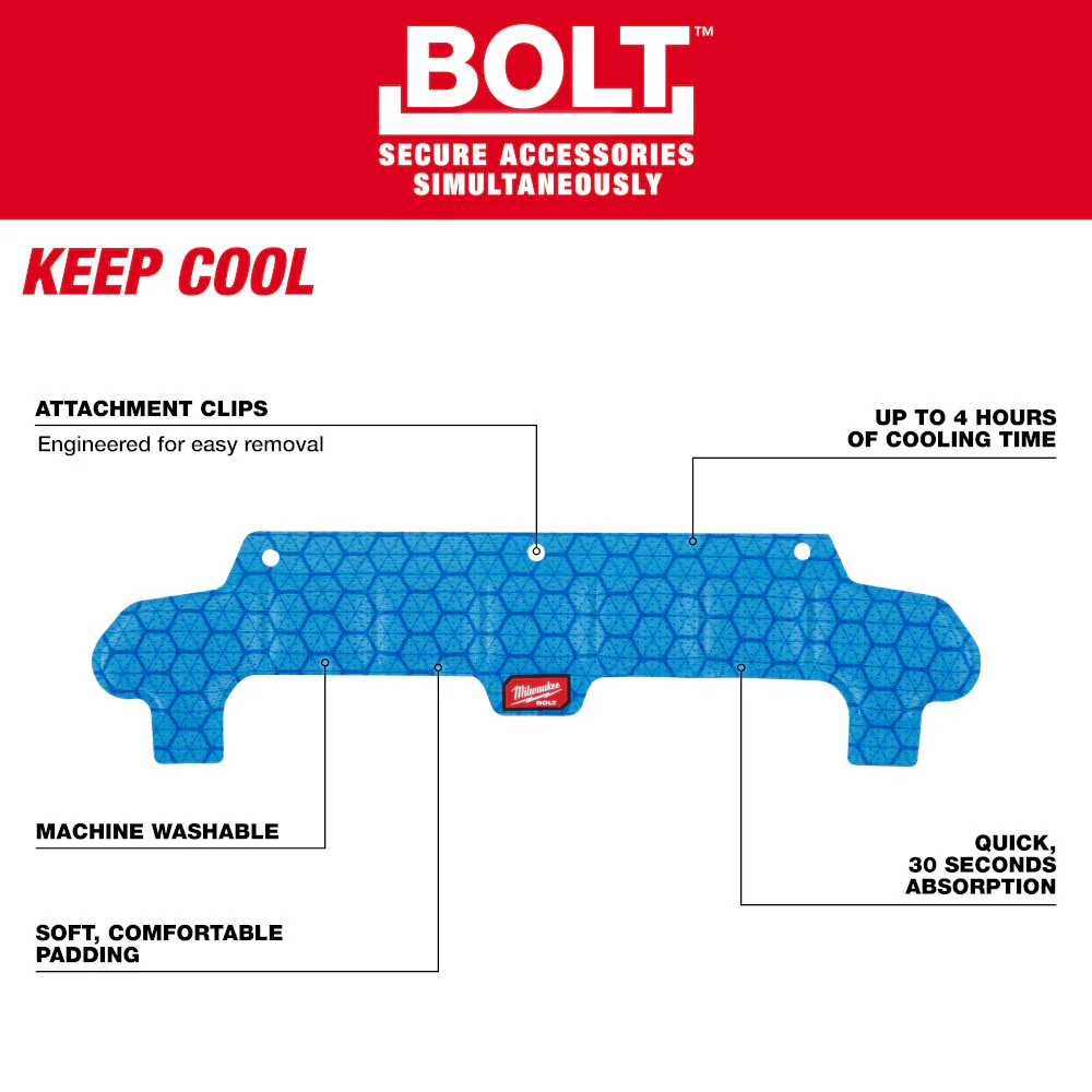 Milwaukee BOLT Safety Helmet Cooling Sweat Band - Image 3