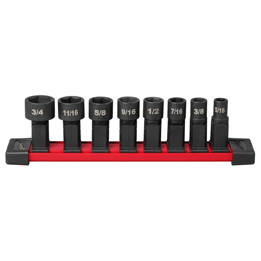 Milwaukee 8 pc. INSIDER Box Ratchet Socket SAE Set