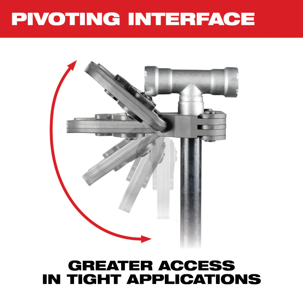 Milwaukee 1/2"- 1" IPS-P Pivoting Press Ring Kit For M12 FORCE LOGIC Press Tools - Image 5
