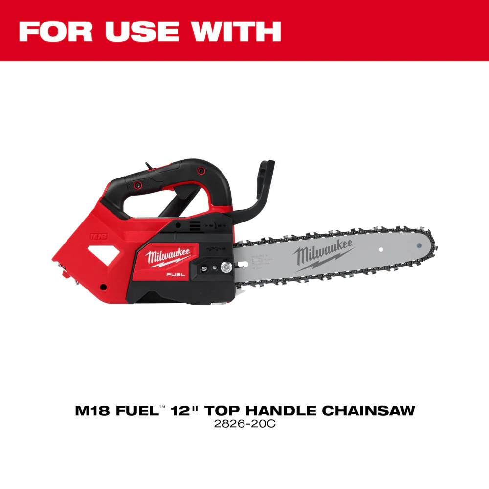Milwaukee 12" Top Handle Chainsaw Guide Bar - Image 2