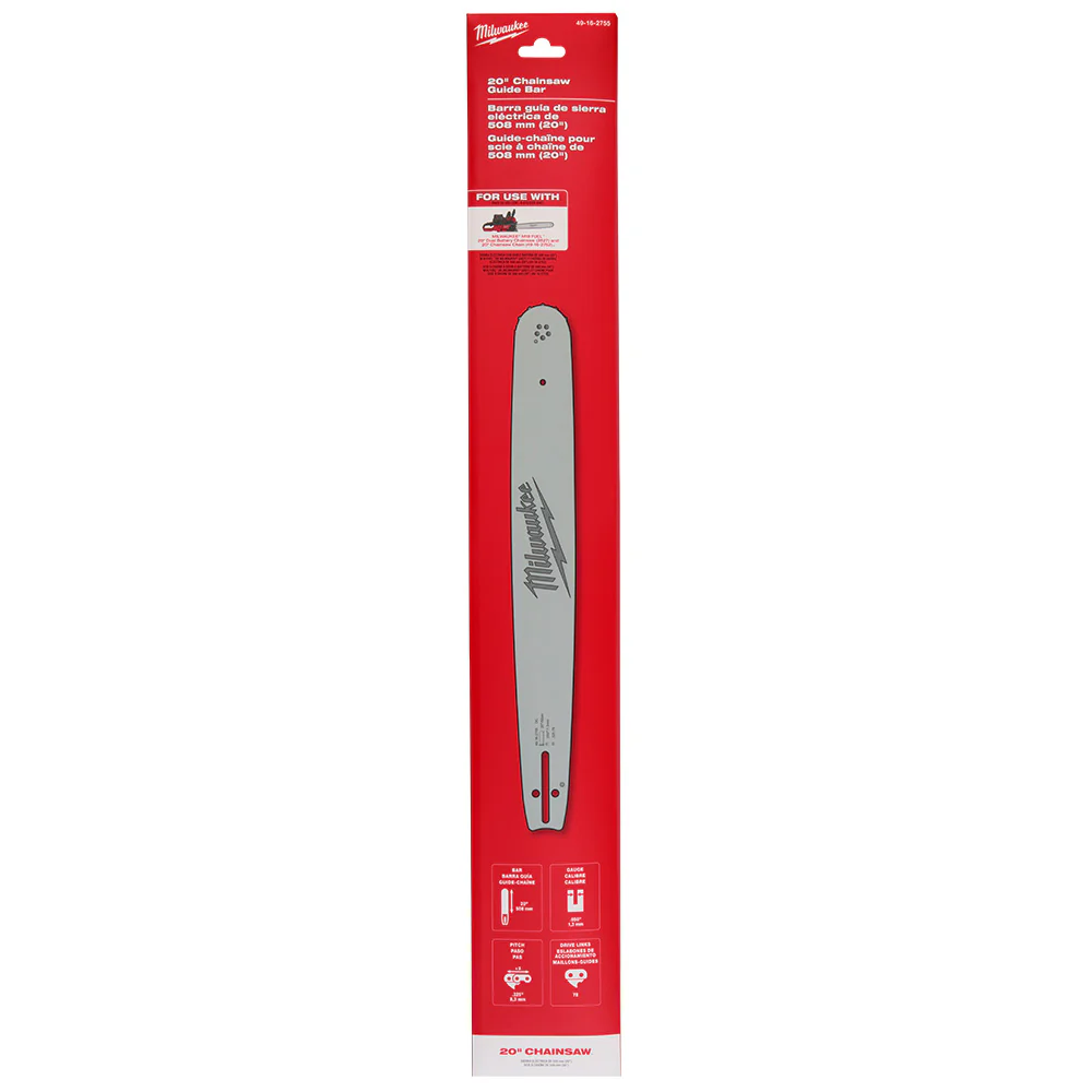 Milwaukee 20" .325" Pitch, .050" Gauge Guide Bar - Image 6