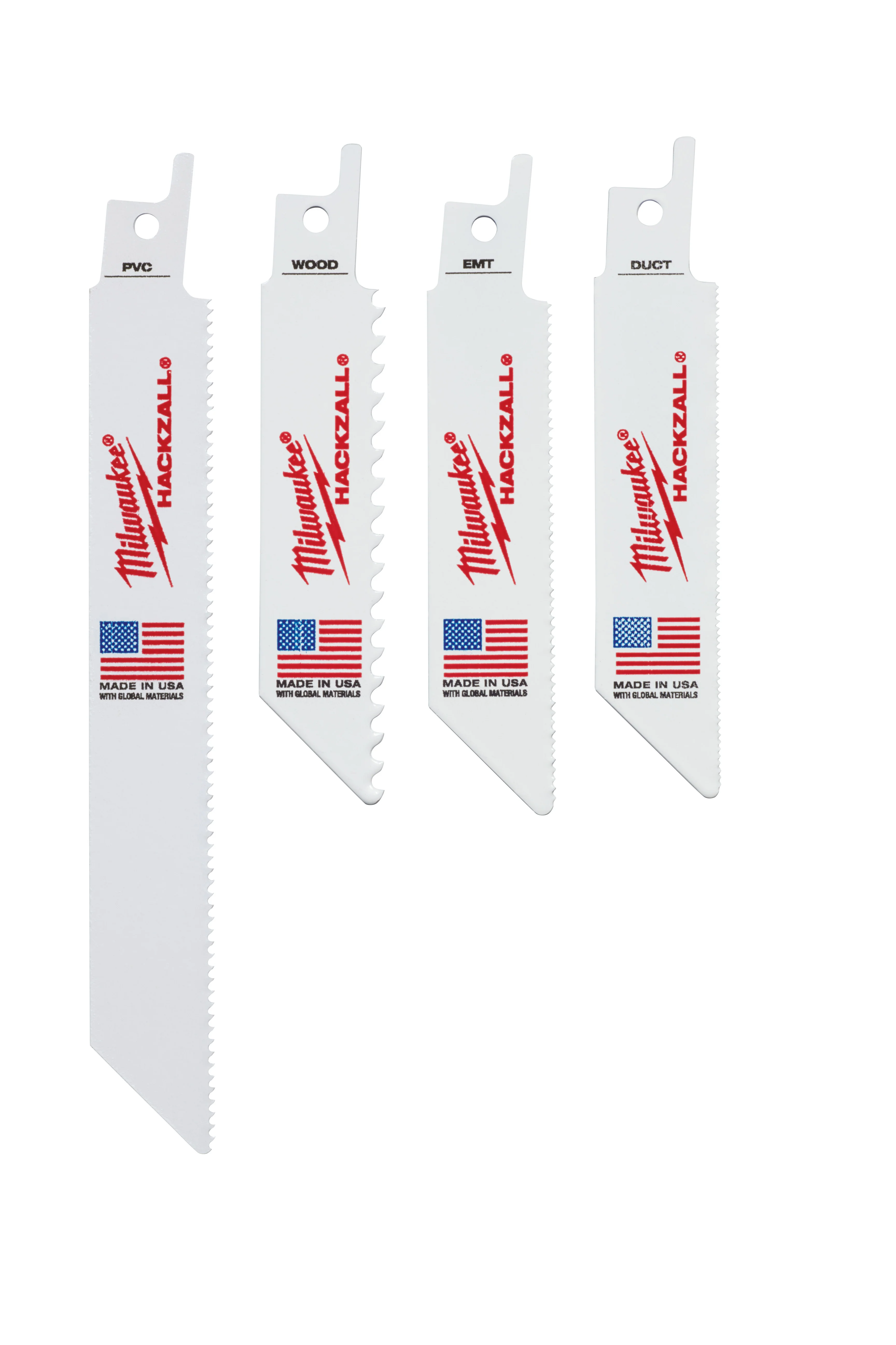 Milwaukee HACKZALL Reciporcating Saw Blade Set - 10 Piece