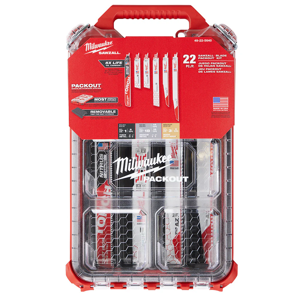 Milwaukee 22 pc. SAWZALL® Blade PackOut™ Kit - Image 12