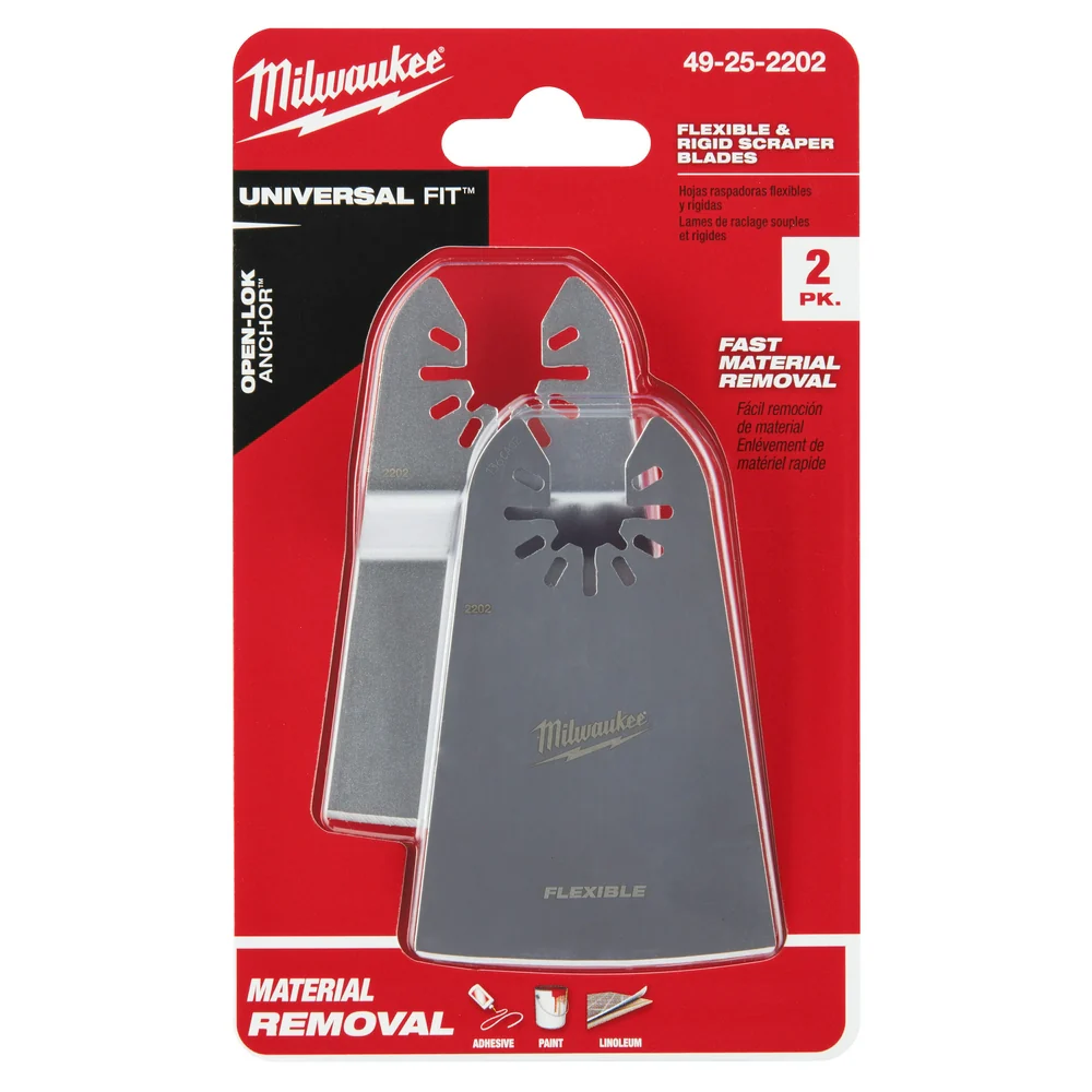 Milwaukee OPEN-LOK 2" Rigid/Flexible Scarper Variety Set - 2 pc. - Image 10