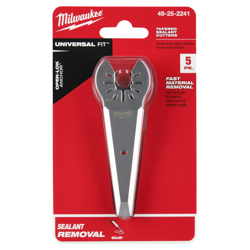 Milwaukee OPEN-LOK Mushroom Sealant Cutting Blades (5 Pack) - Image 9