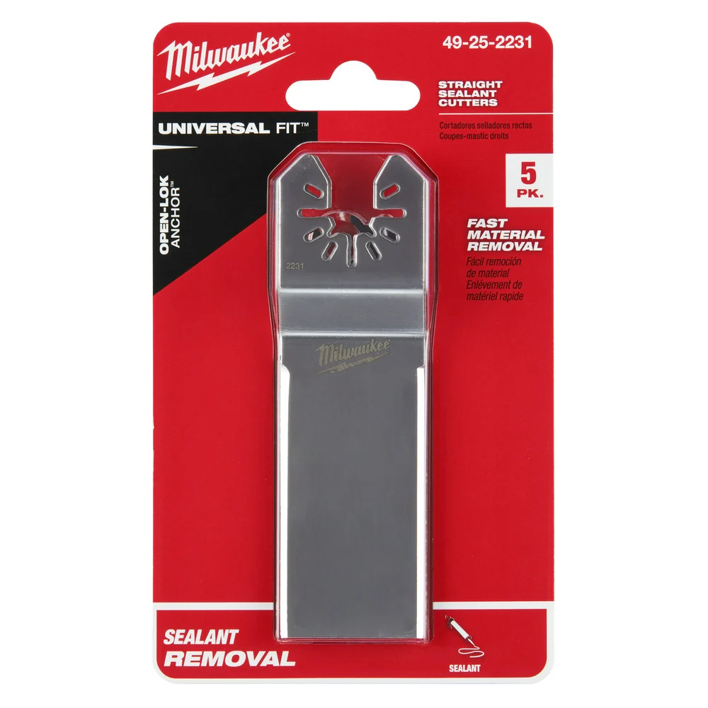 Milwaukee OPEN-LOK Wide Sealant Cutting Blades (5 Pack) - Image 10
