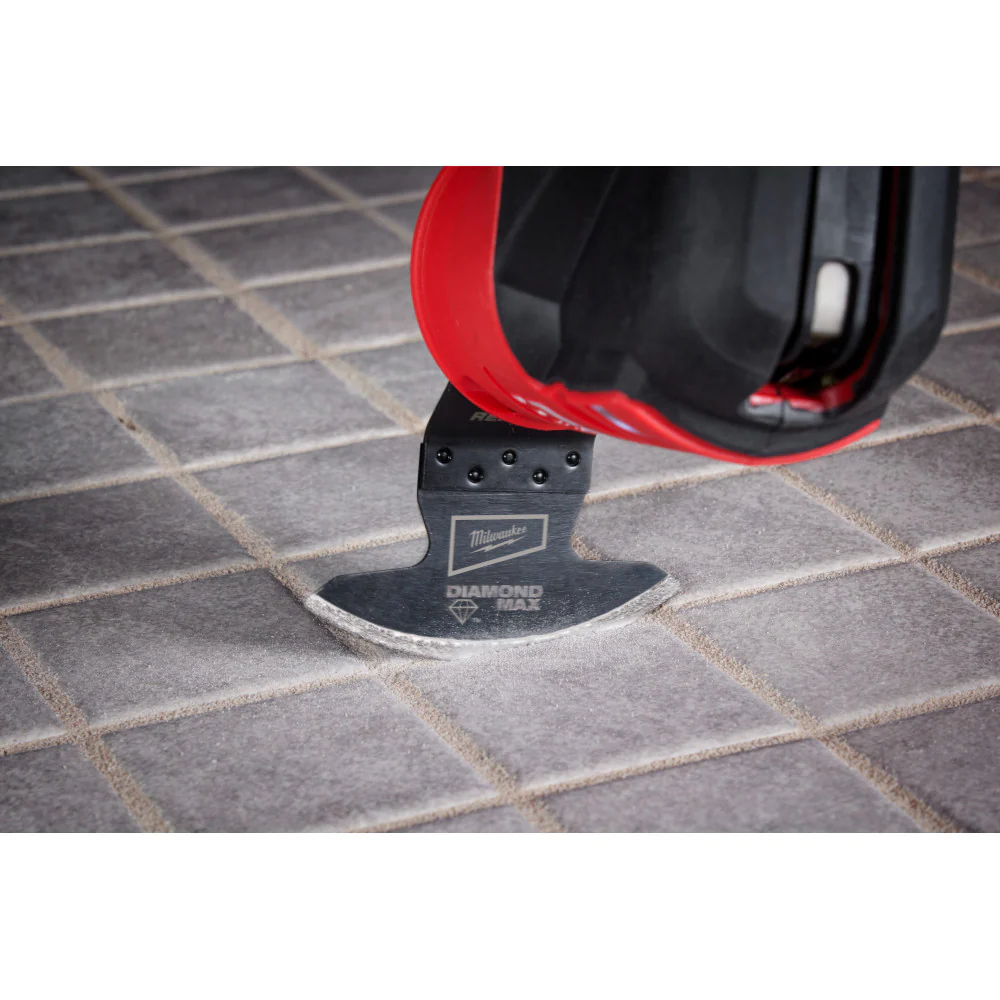 Milwaukee OPEN-LOK DIAMOND MAX Grout Removal Multi-Tool Blade - Image 6