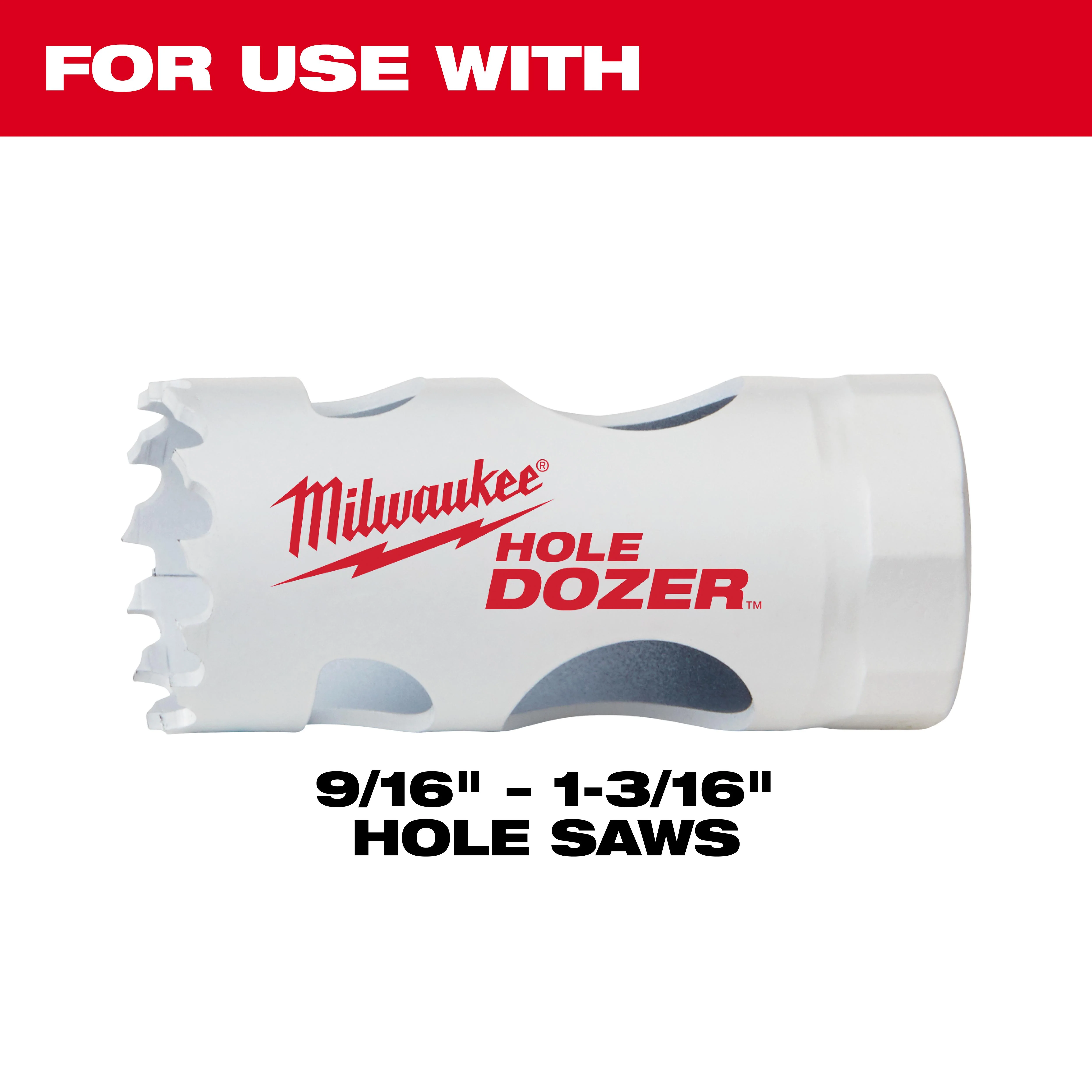 Milwaukee Hole Saw Small Thread Arbor - 1/4" Shank - Image 3