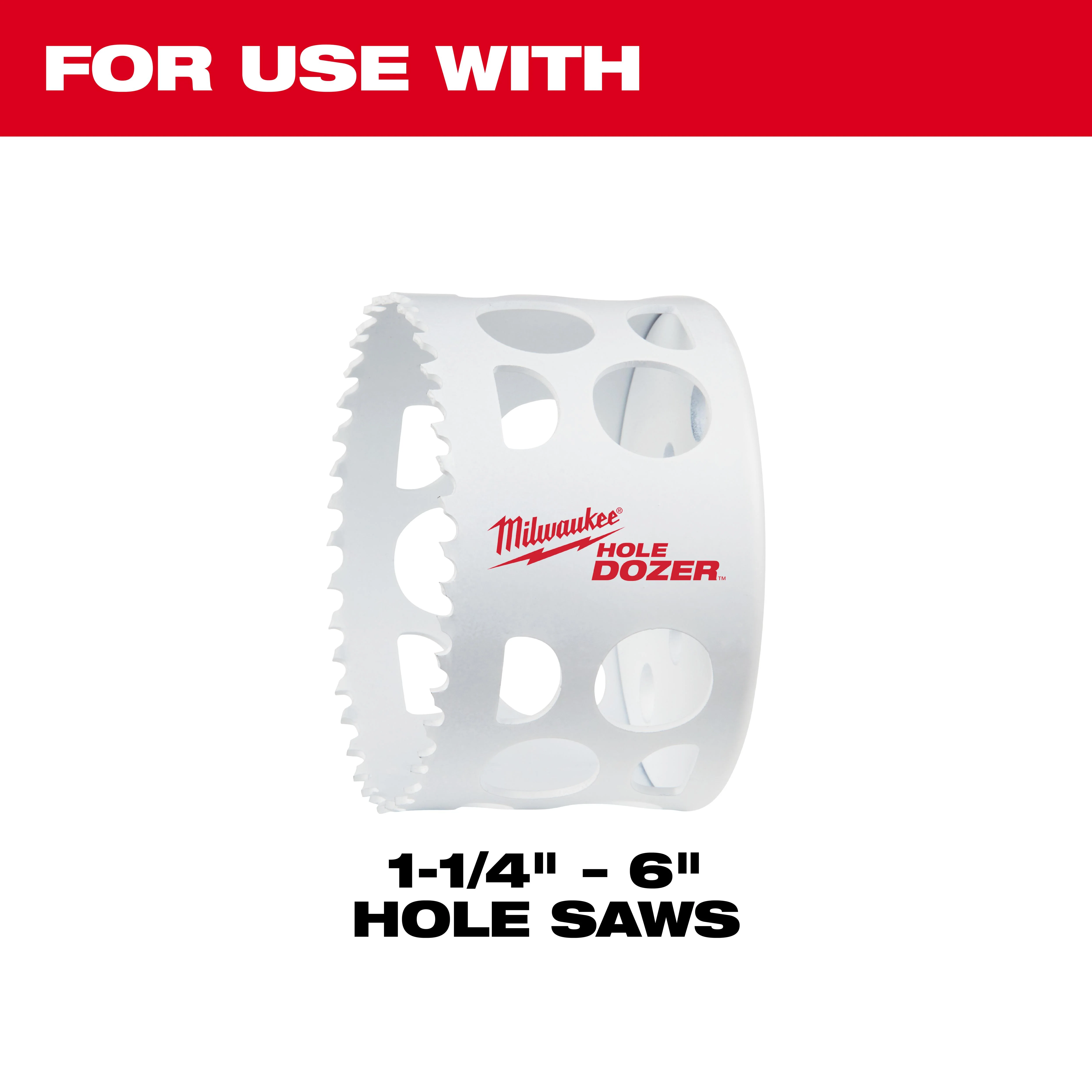 Milwaukee 7/16" Large Thread Quick Change Arbor - Image 4
