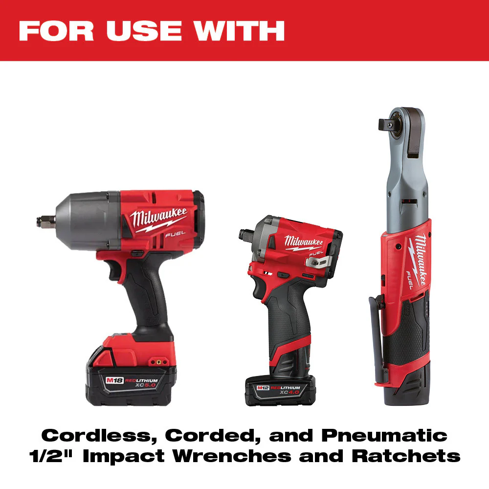 Milwaukee 16 pc. SHOCKWAVE Impact Duty 3/8" Drive METRIC Socket PACKOUT Set - Image 5
