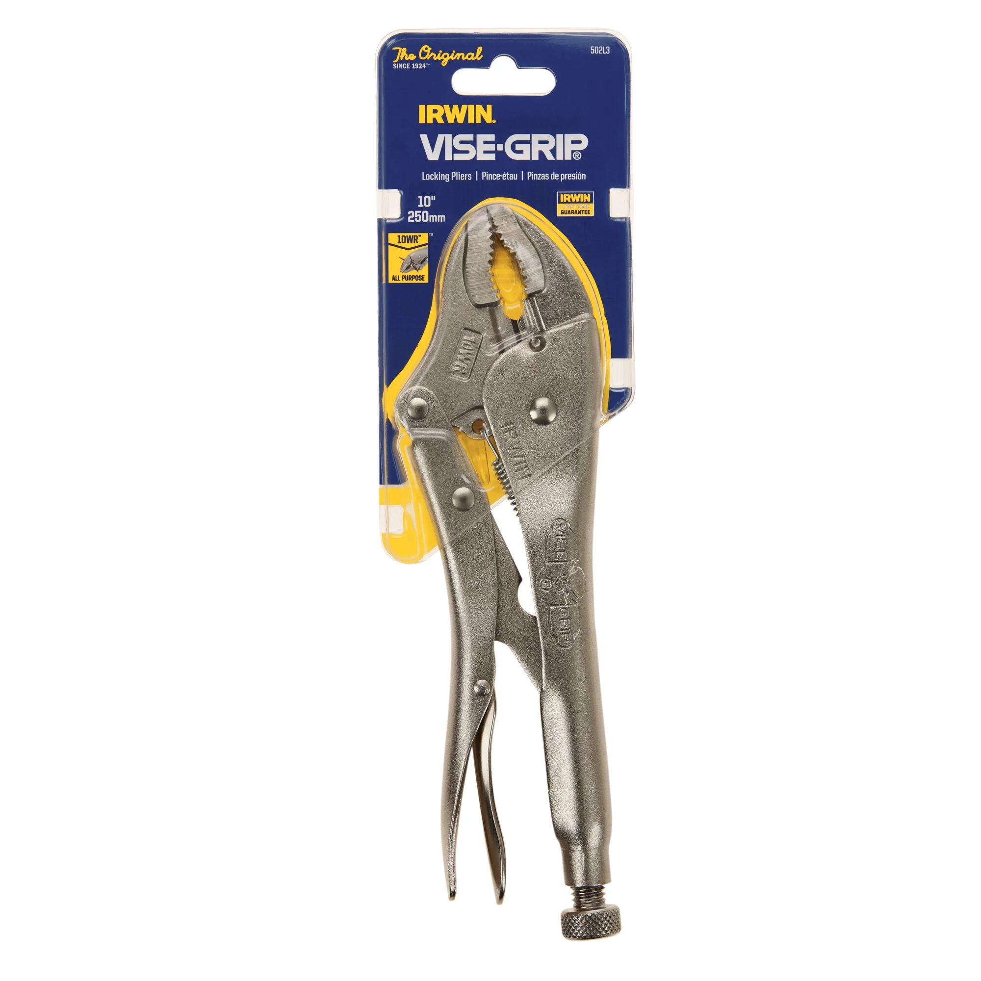 Irwin Vise-Grip 10" Curved Jaw Locking Pliers w/ Wire Cutters - Image 10