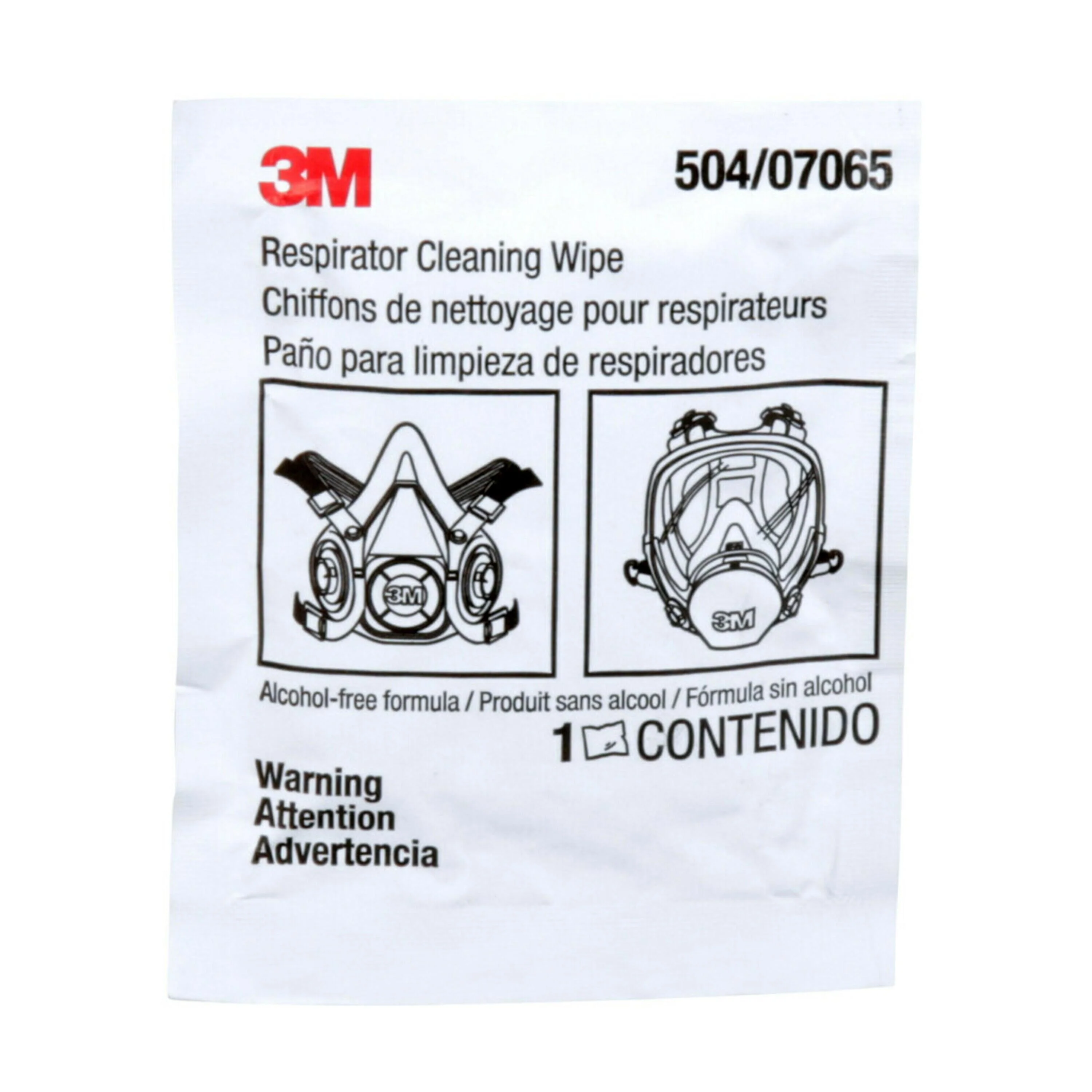 3Mâ„¢ Alcohol-Free Respirator Cleaning Wipes