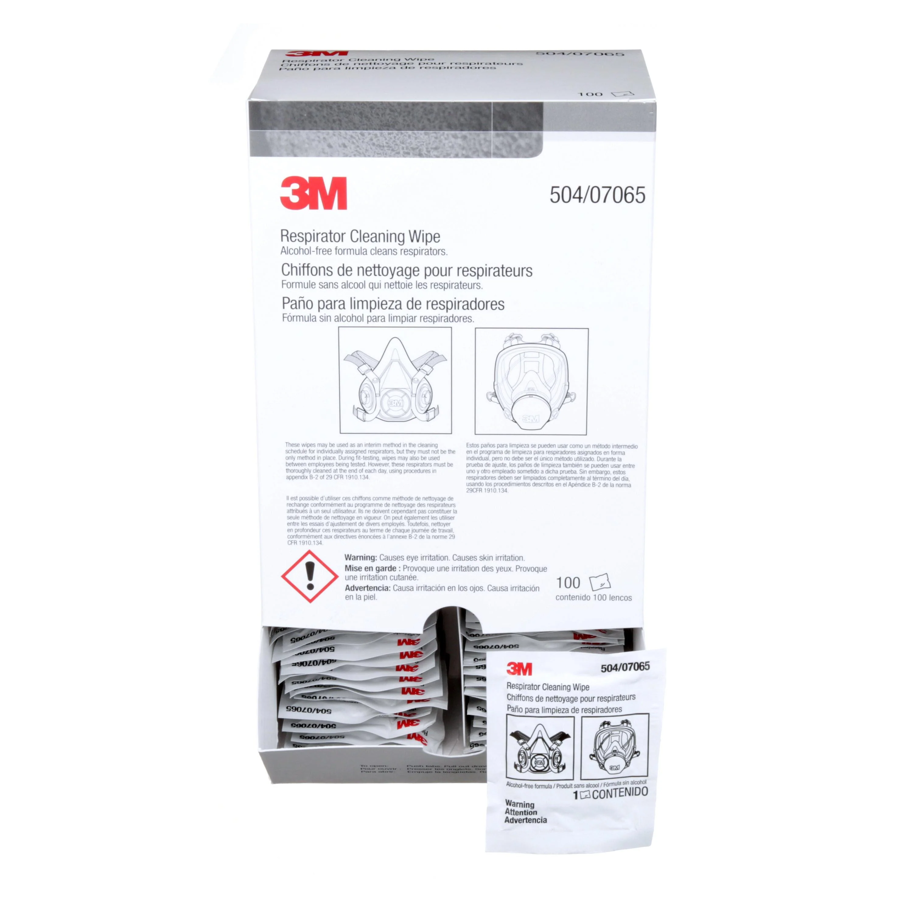 3Mâ„¢ Alcohol-Free Respirator Cleaning Wipes - Image 9