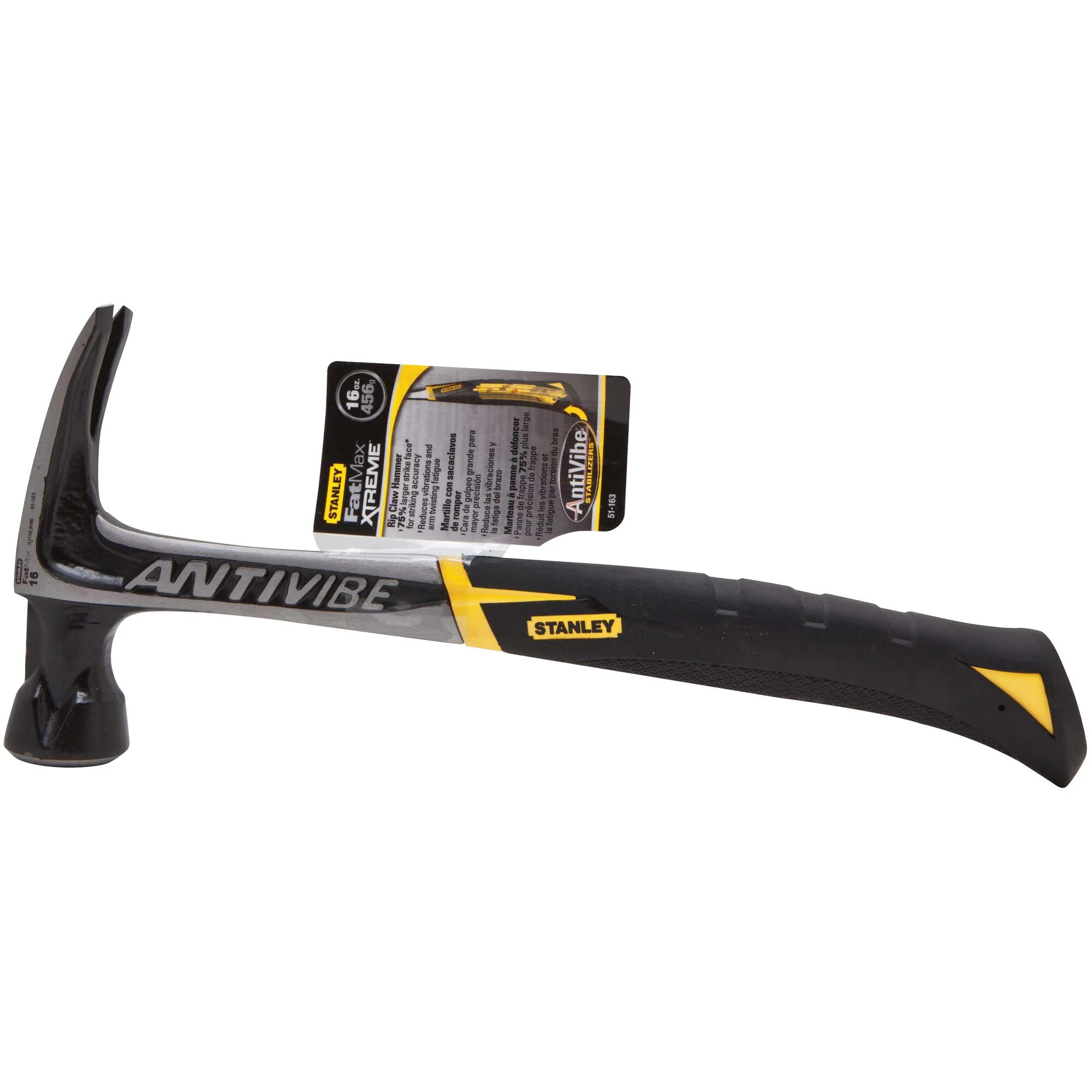 Stanley FatMax Xtreme 16 oz. Steel Anti-Vibe Hammer - Image 6