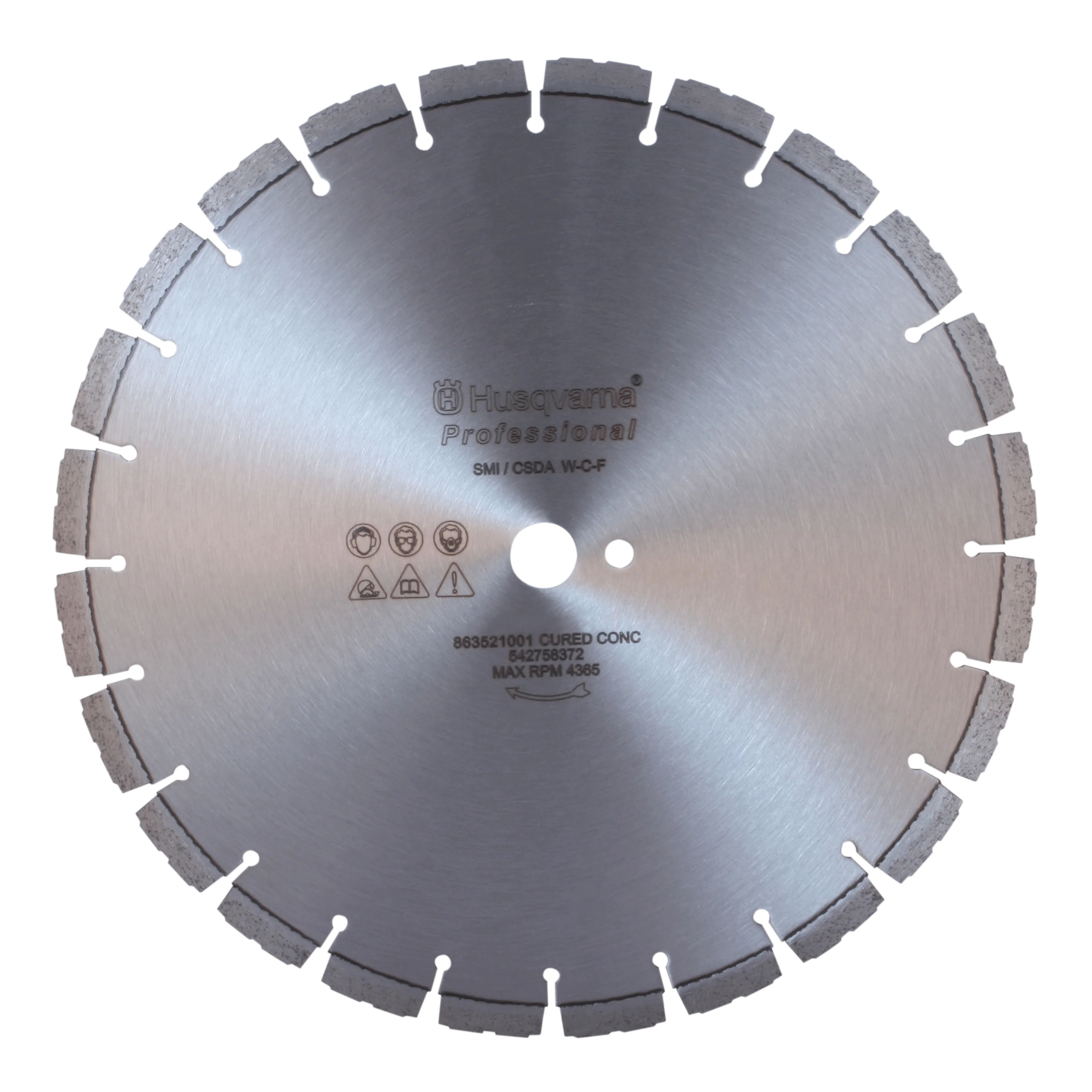 Husqvarna ProfessionalĀ® F920C Cured Concrete Diamond Blade - 0.165" x 24"