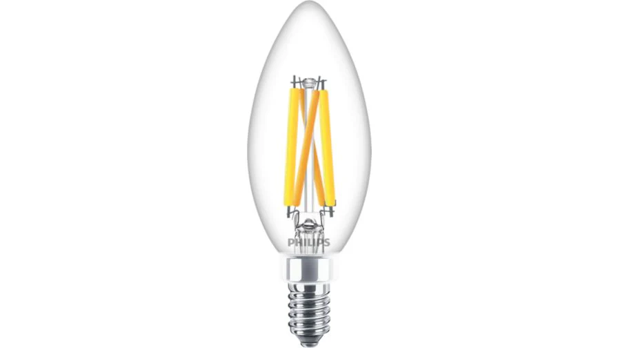Philips 3PK 60W Equivalent LED B11 Chandelier Bulb Soft White - Image 2