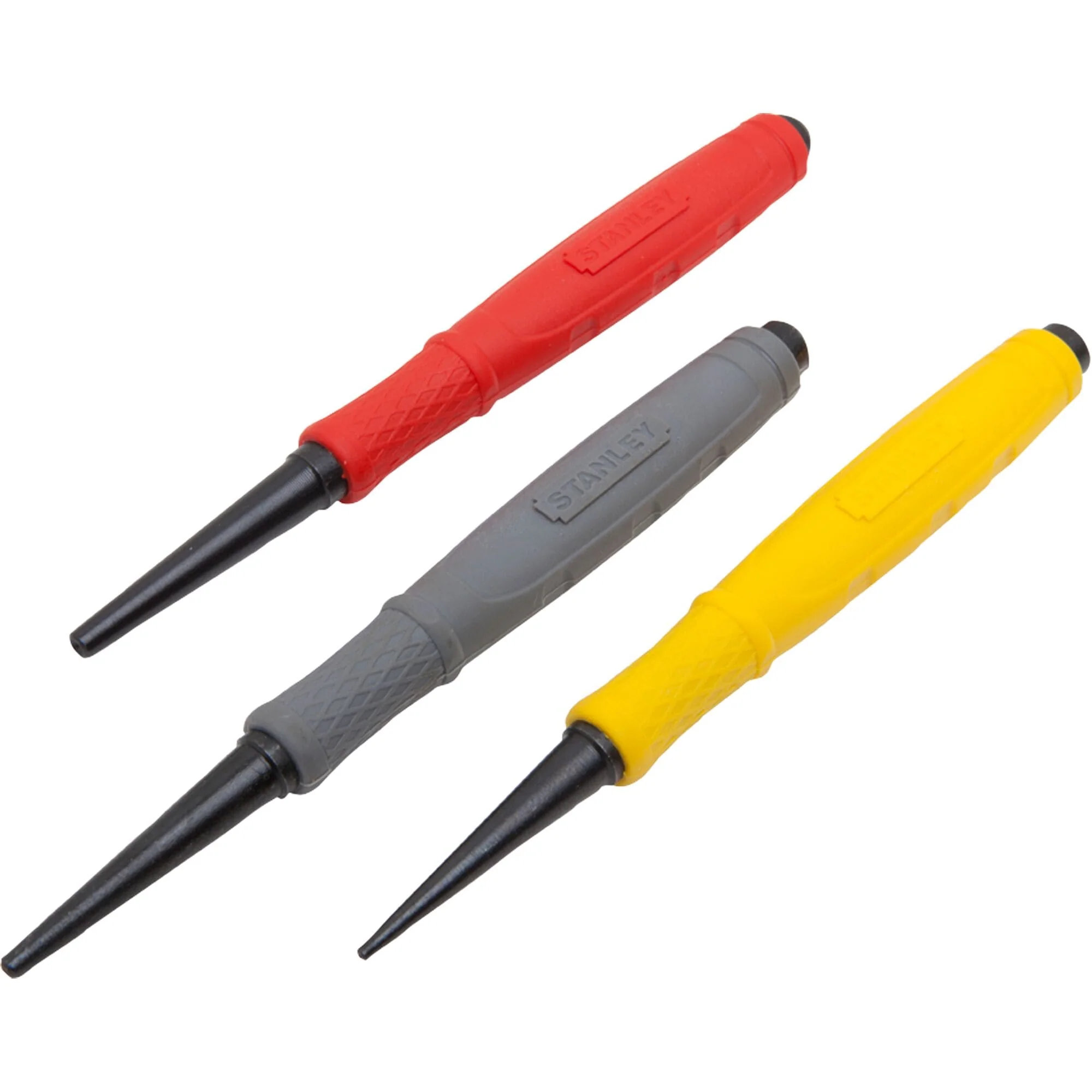 Stanley 3PC Cushion Grip Nail Punch Set - Image 2