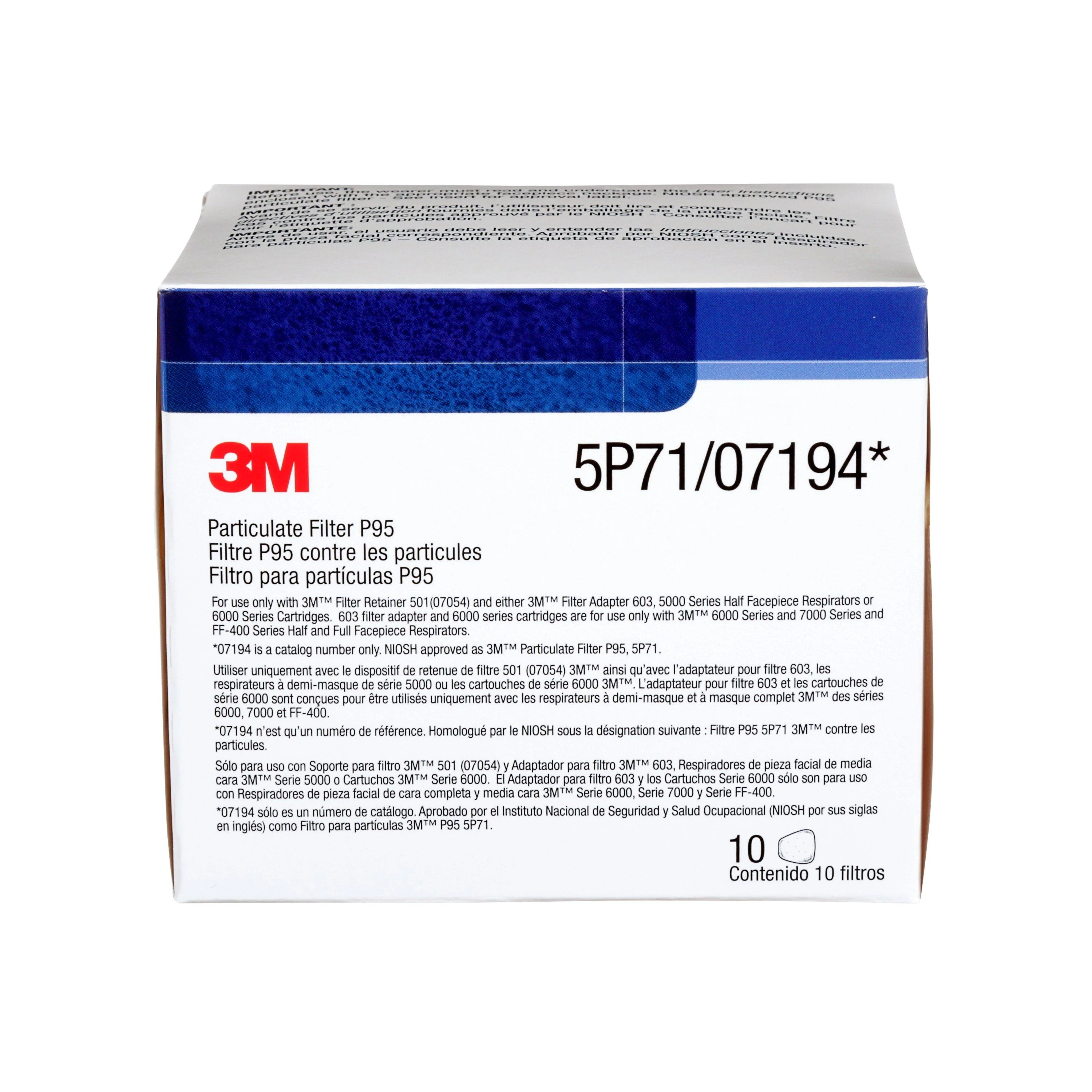 3M™ P95 Particulate Filters For 6001 Vapour Cartridge (10 Pack) - Image 5