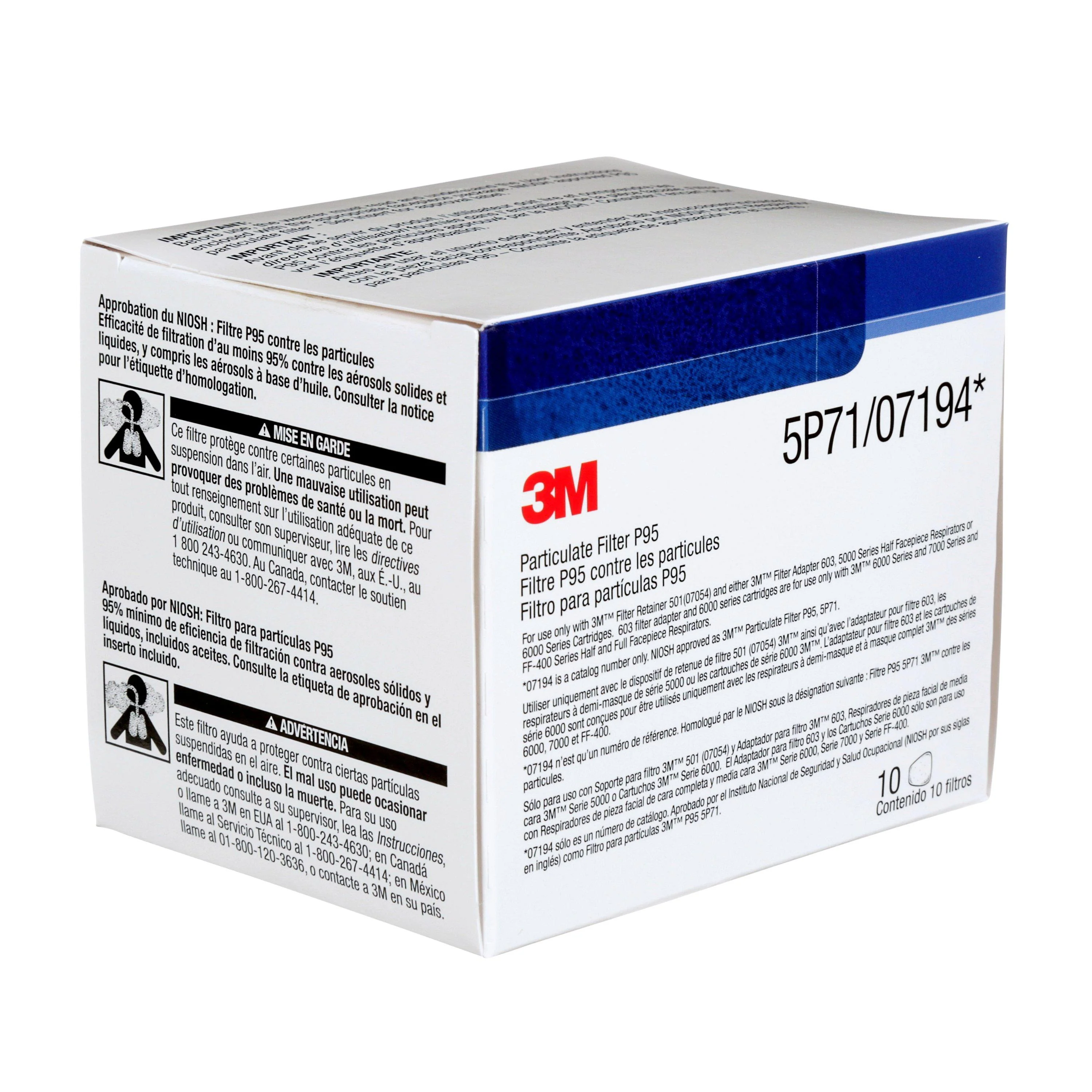 3M™ P95 Particulate Filters For 6001 Vapour Cartridge (10 Pack) - Image 6